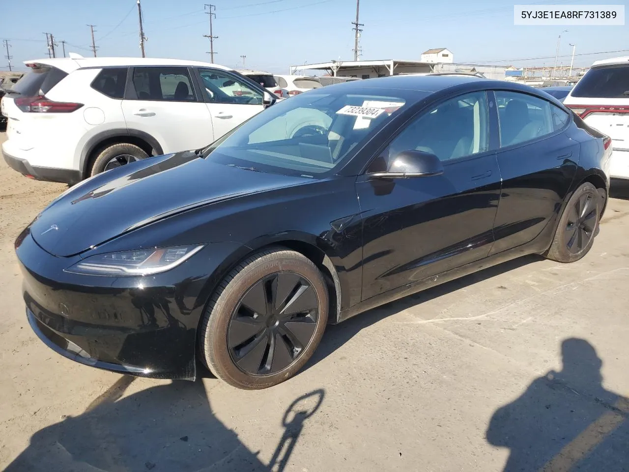 2024 Tesla Model 3 VIN: 5YJ3E1EA8RF731389 Lot: 73239304