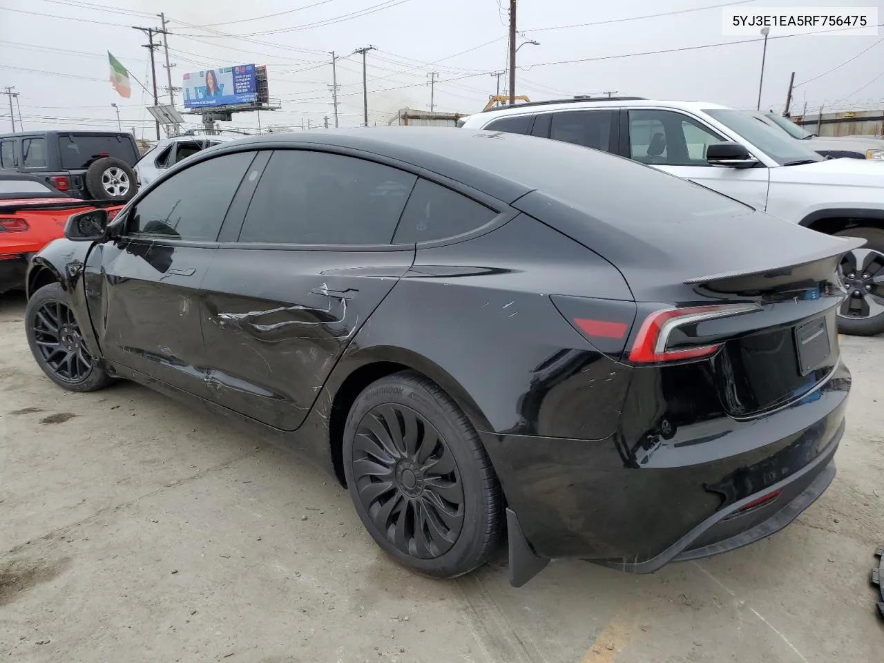 2024 Tesla Model 3 VIN: 5YJ3E1EA5RF756475 Lot: 73428534