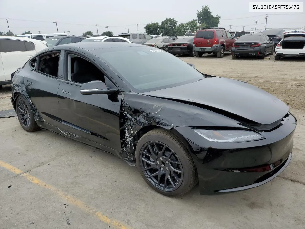 2024 Tesla Model 3 VIN: 5YJ3E1EA5RF756475 Lot: 73428534