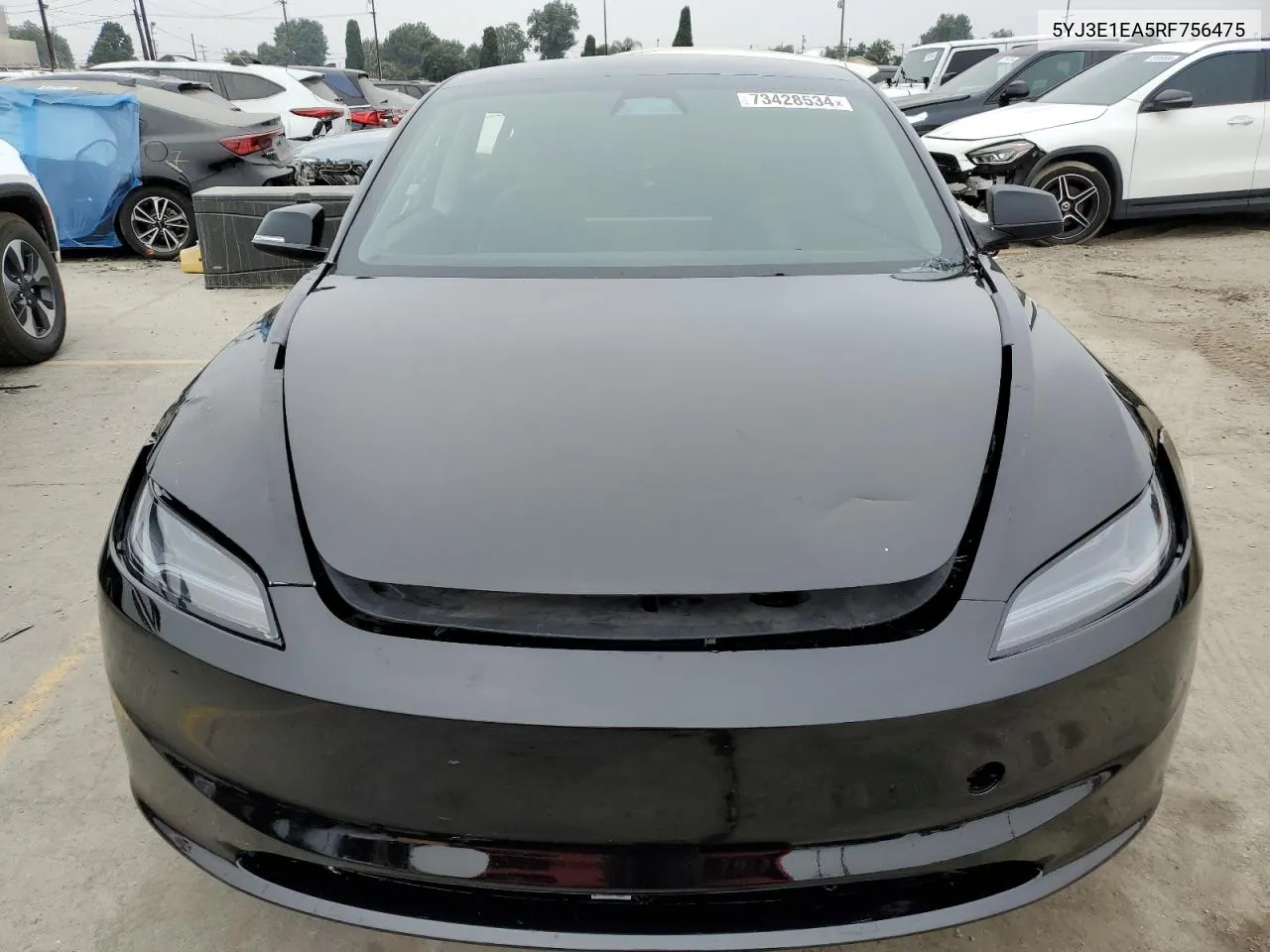 2024 Tesla Model 3 VIN: 5YJ3E1EA5RF756475 Lot: 73428534