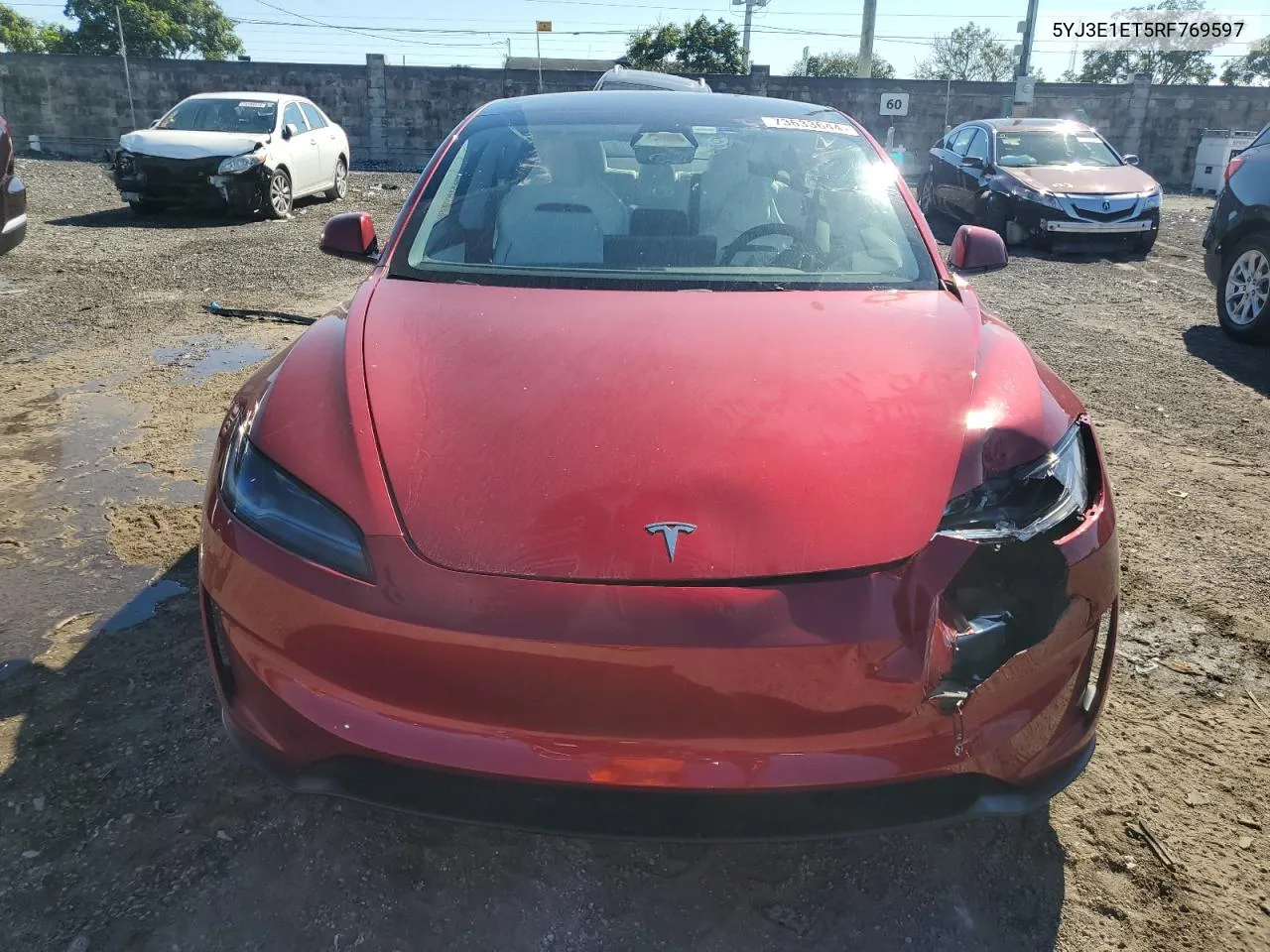 5YJ3E1ET5RF769597 2024 Tesla Model 3