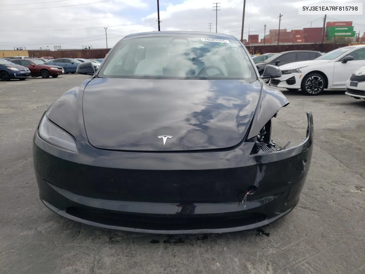 2024 Tesla Model 3 VIN: 5YJ3E1EA7RF815798 Lot: 74589084