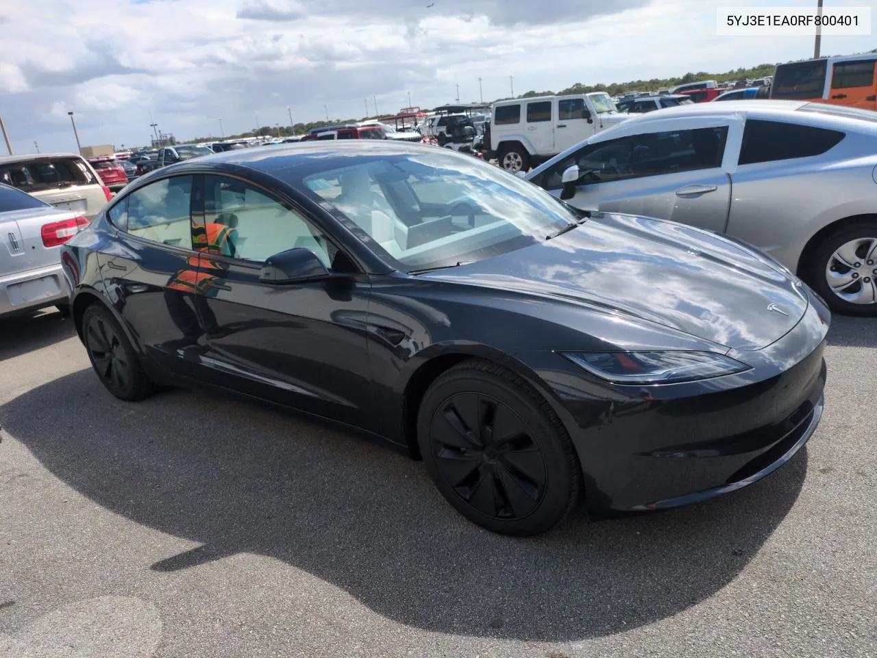 2024 Tesla Model 3 VIN: 5YJ3E1EA0RF800401 Lot: 75168204