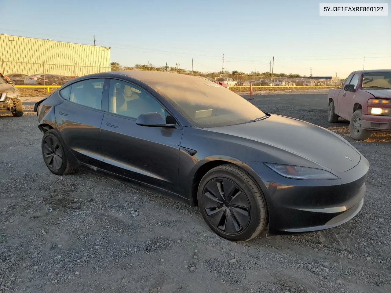 2024 Tesla Model 3 VIN: 5YJ3E1EAXRF860122 Lot: 76047684