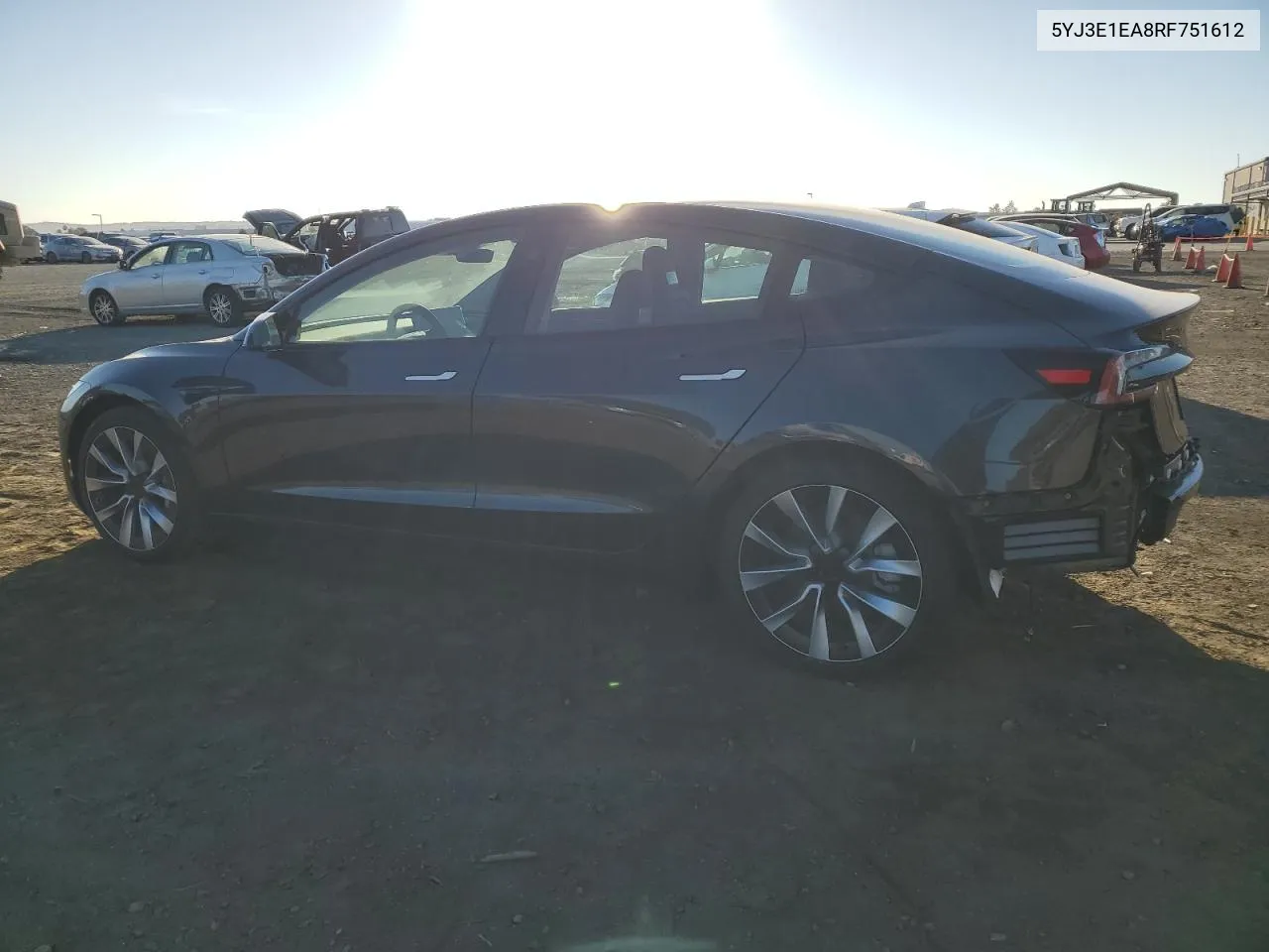 2024 Tesla Model 3 VIN: 5YJ3E1EA8RF751612 Lot: 77424014