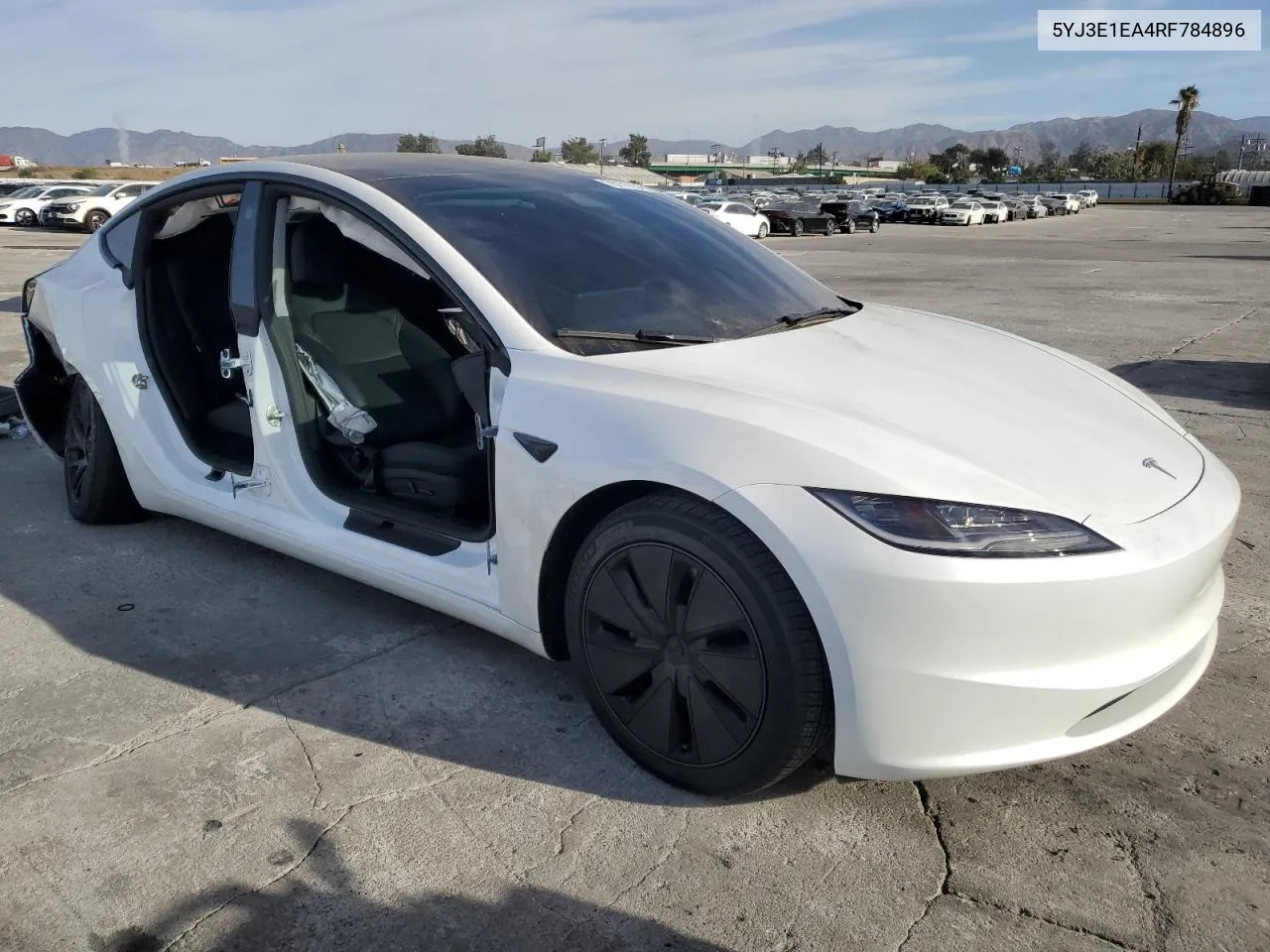 2024 Tesla Model 3 VIN: 5YJ3E1EA4RF784896 Lot: 78173234