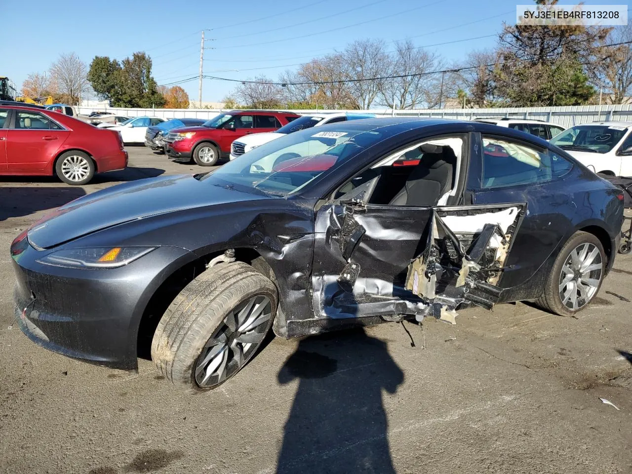 2024 Tesla Model 3 VIN: 5YJ3E1EB4RF813208 Lot: 78831334