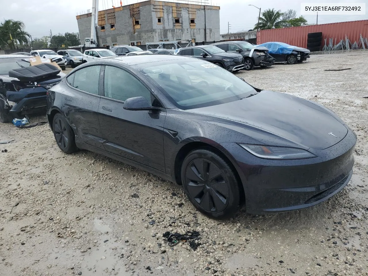 5YJ3E1EA6RF732492 2024 Tesla Model 3