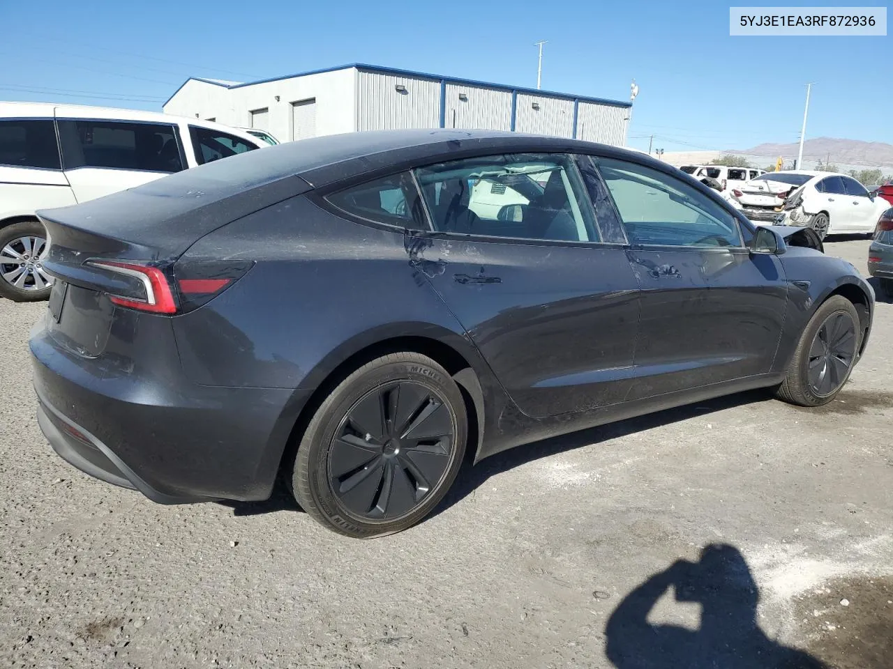 2024 Tesla Model 3 VIN: 5YJ3E1EA3RF872936 Lot: 79802144