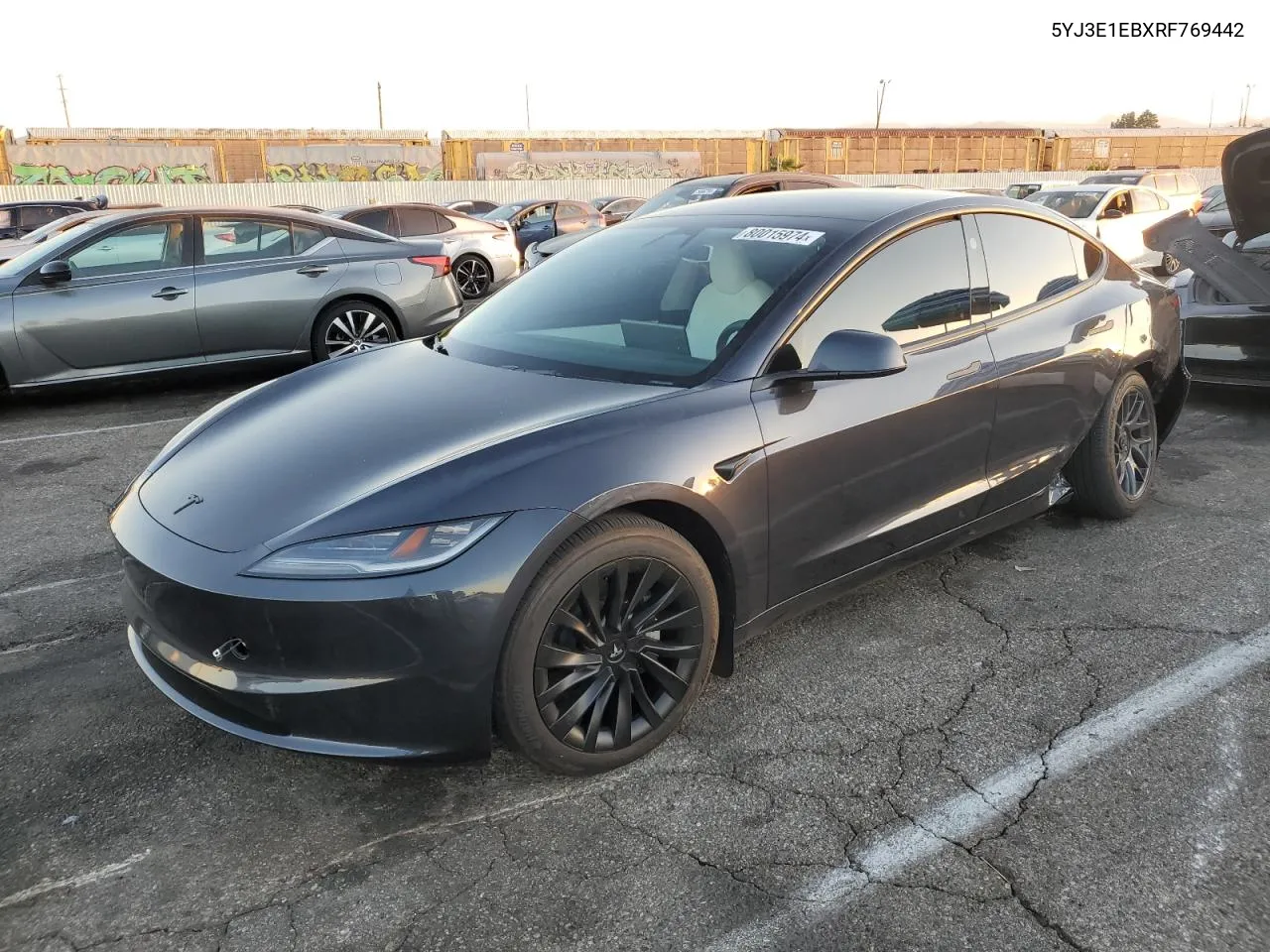 2024 Tesla Model 3 VIN: 5YJ3E1EBXRF769442 Lot: 80015974