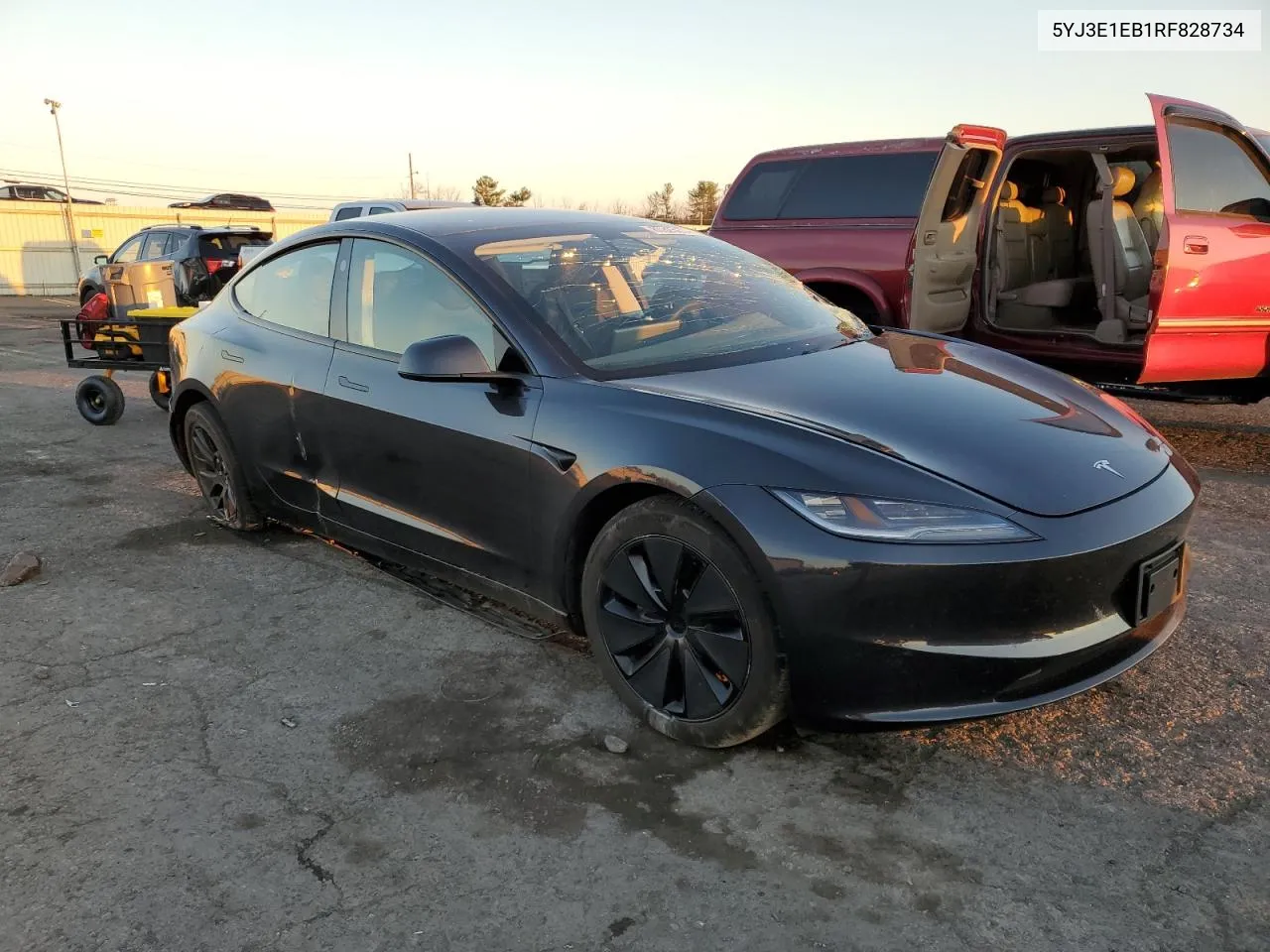 2024 Tesla Model 3 VIN: 5YJ3E1EB1RF828734 Lot: 80325614