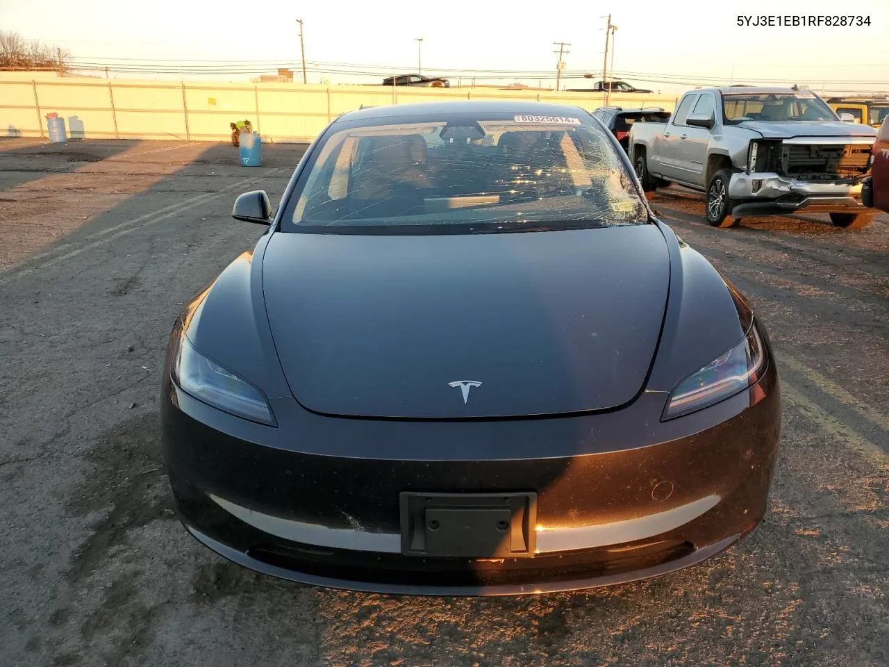 2024 Tesla Model 3 VIN: 5YJ3E1EB1RF828734 Lot: 80325614