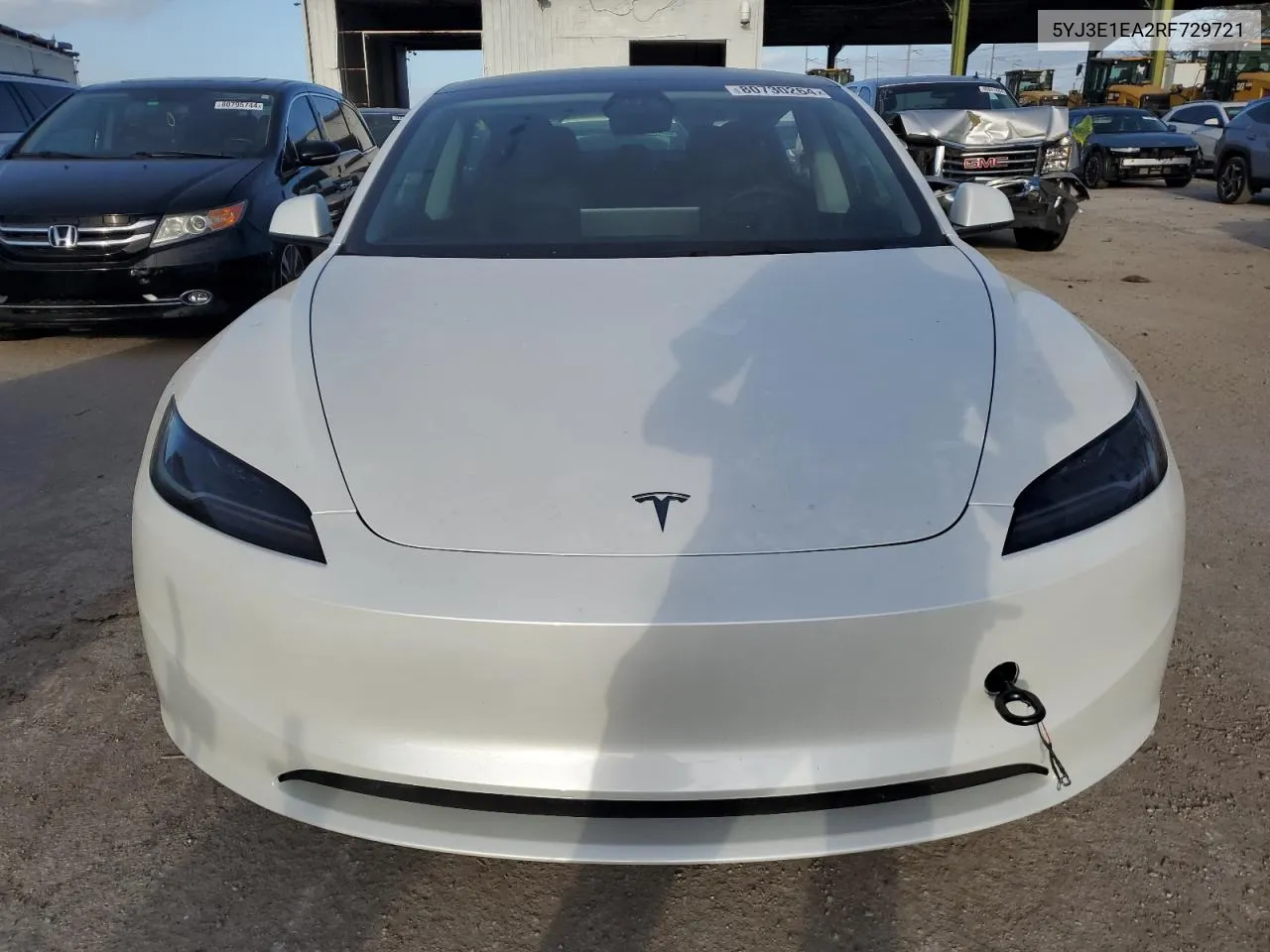 2024 Tesla Model 3 VIN: 5YJ3E1EA2RF729721 Lot: 80730264