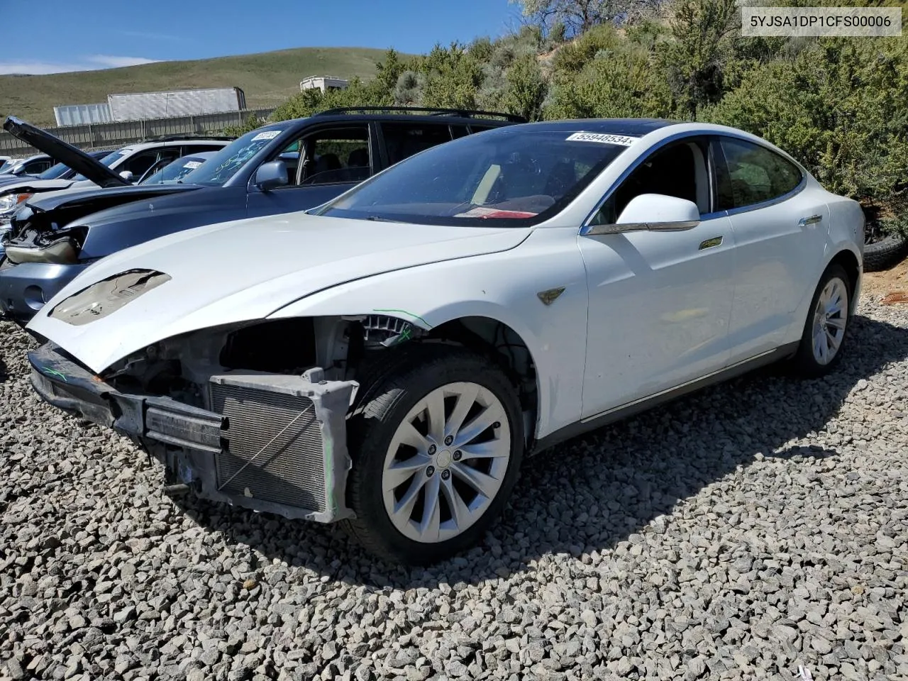 5YJSA1DP1CFS00006 2012 Tesla Model S