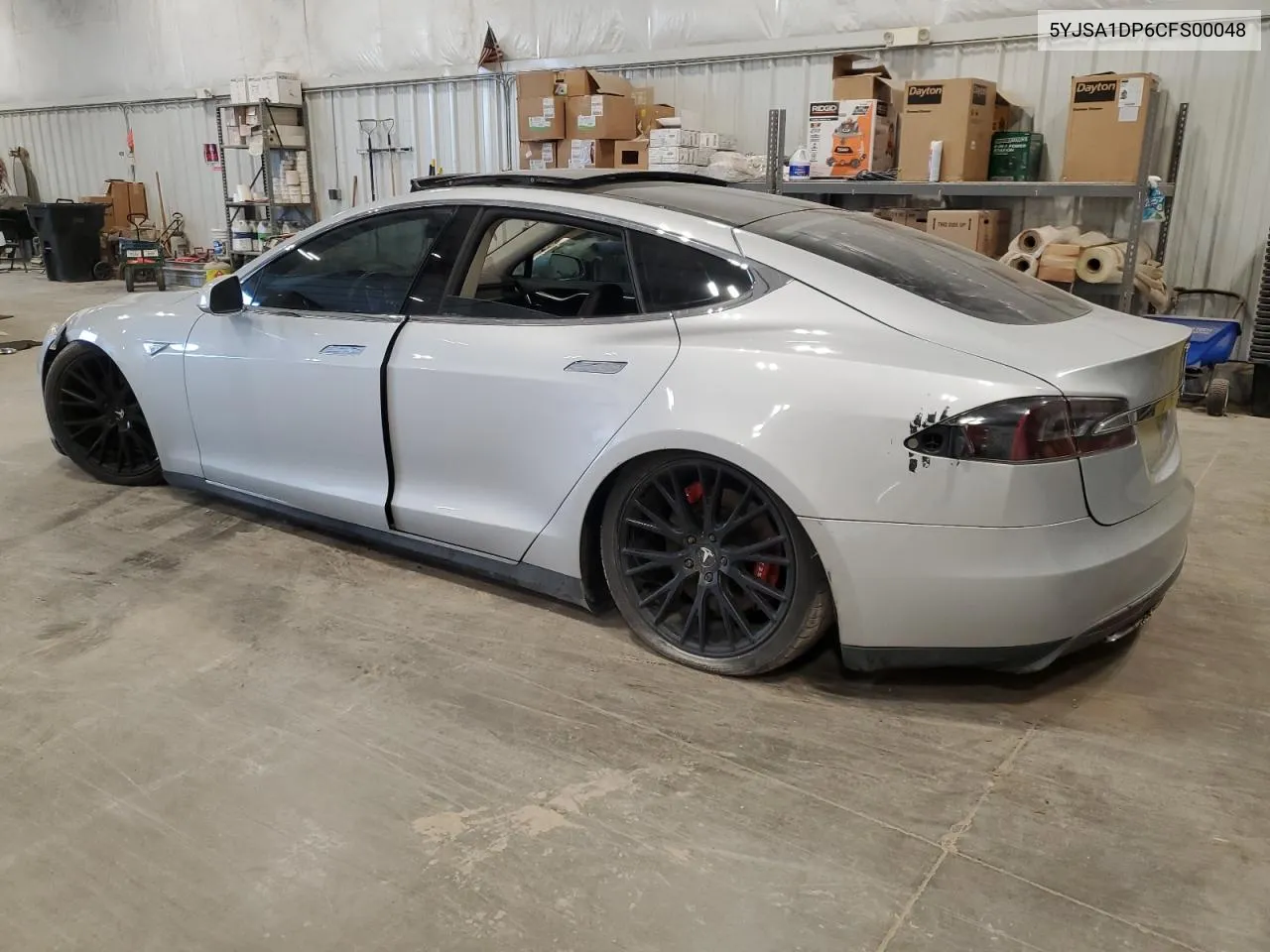 2012 Tesla Model S VIN: 5YJSA1DP6CFS00048 Lot: 75315674