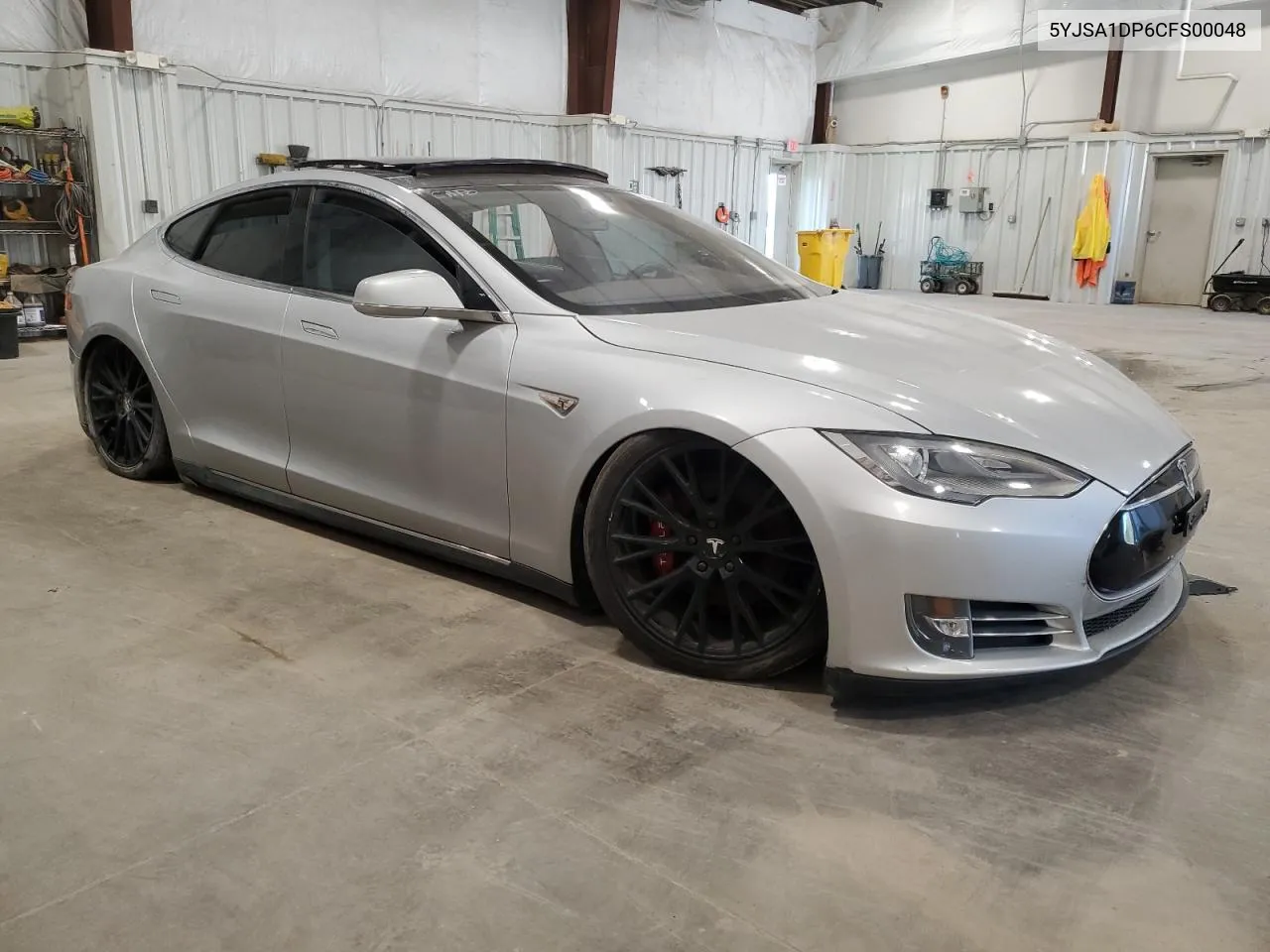 2012 Tesla Model S VIN: 5YJSA1DP6CFS00048 Lot: 75315674