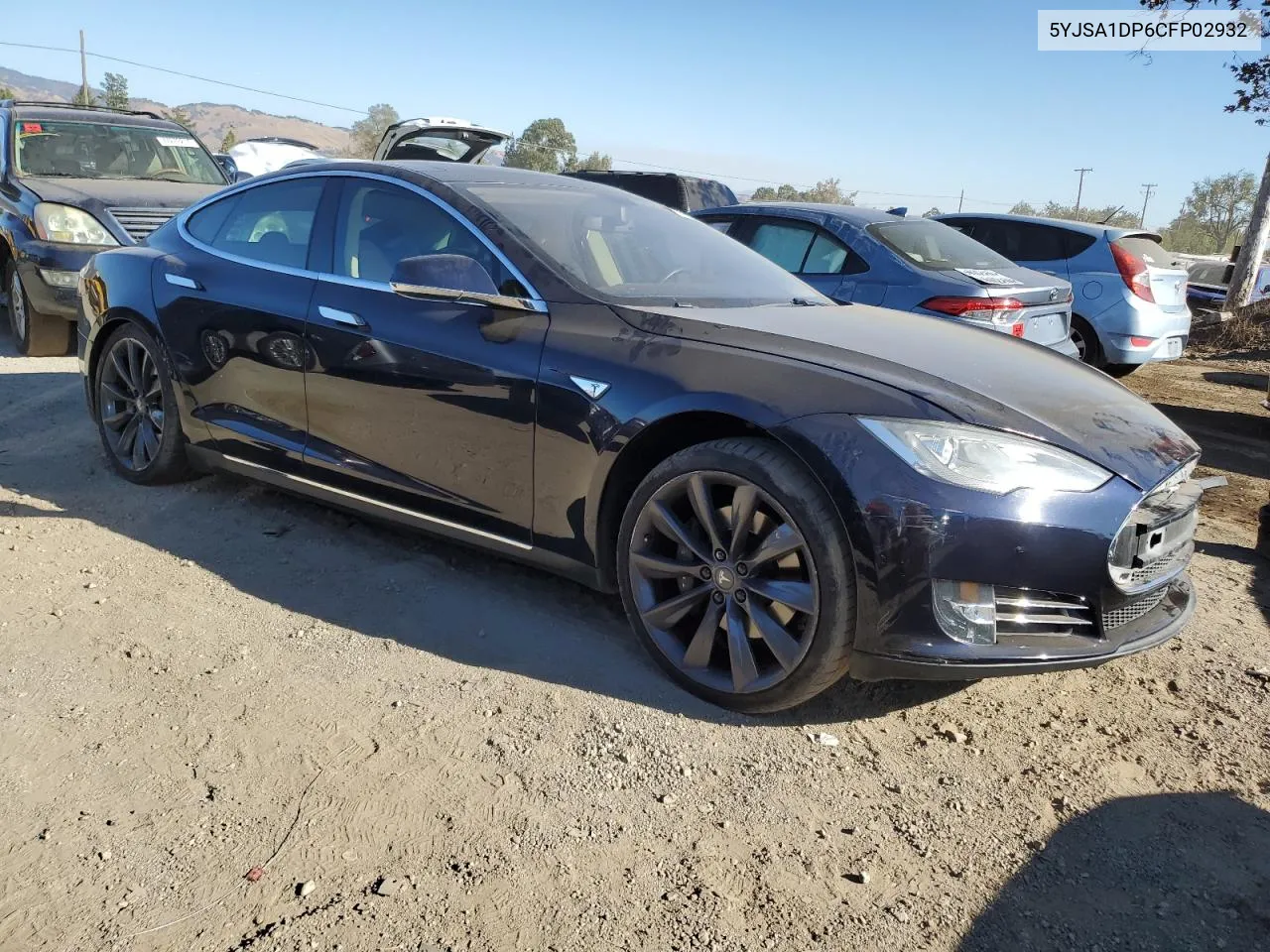 2012 Tesla Model S VIN: 5YJSA1DP6CFP02932 Lot: 77463204