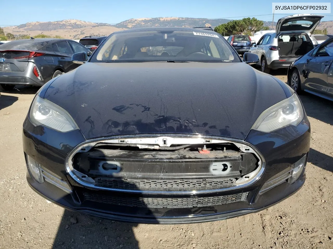 2012 Tesla Model S VIN: 5YJSA1DP6CFP02932 Lot: 77463204