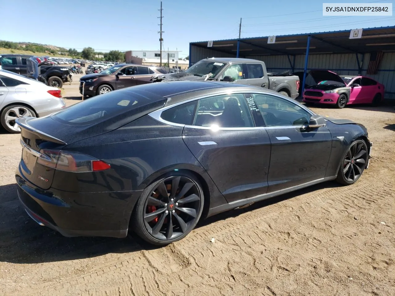 2013 Tesla Model S VIN: 5YJSA1DNXDFP25842 Lot: 61040554