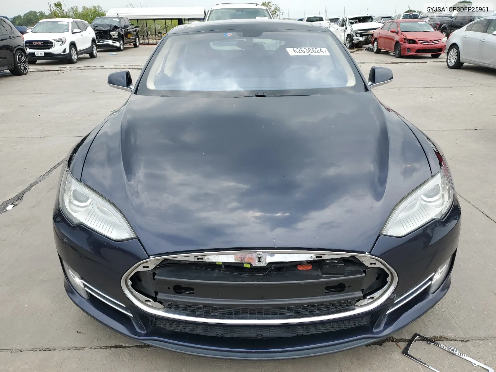 2013 Tesla Model S VIN: 5YJSA1CP3DFP25961 Lot: 62638624