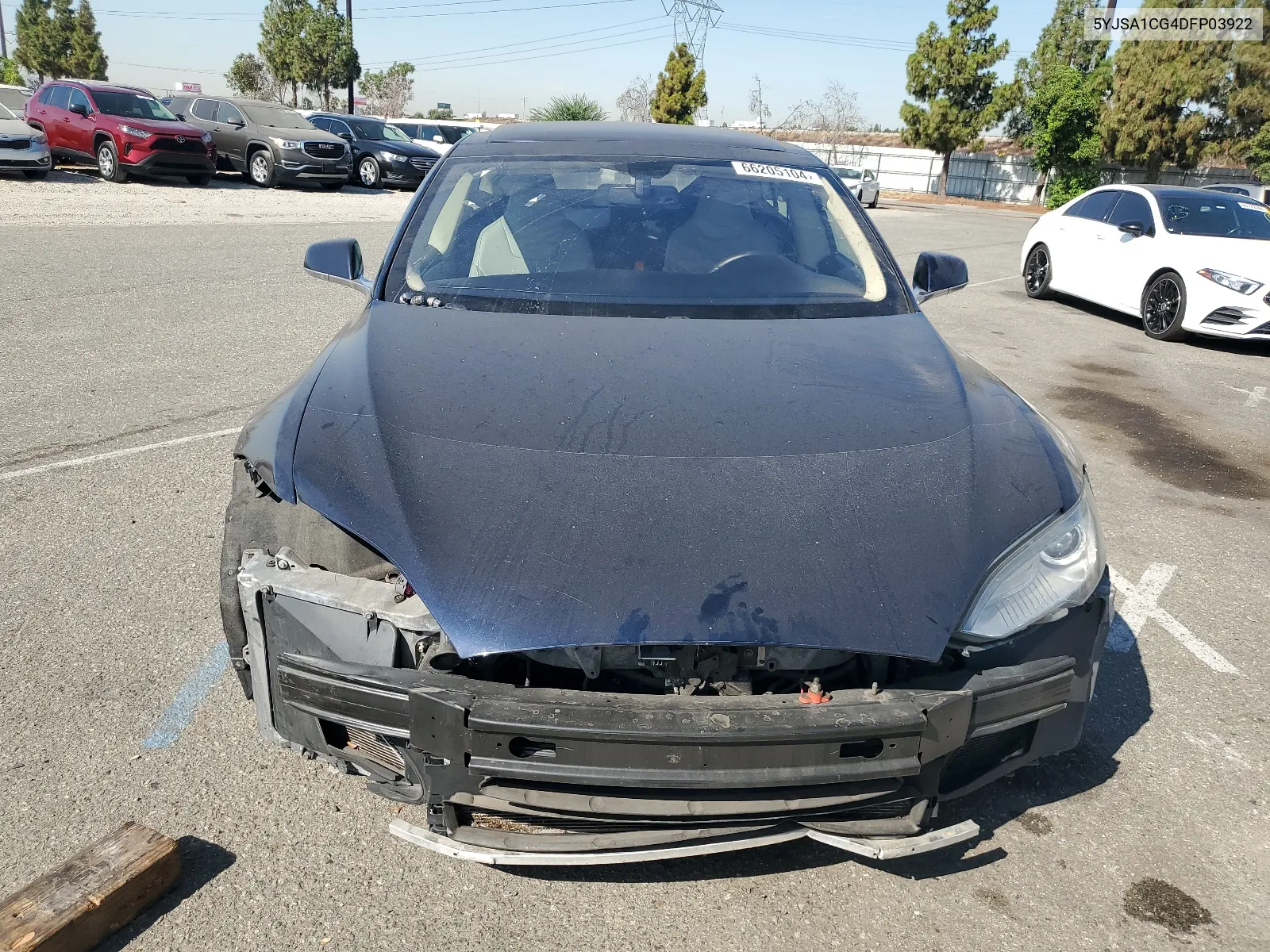 2013 Tesla Model S VIN: 5YJSA1CG4DFP03922 Lot: 66205104