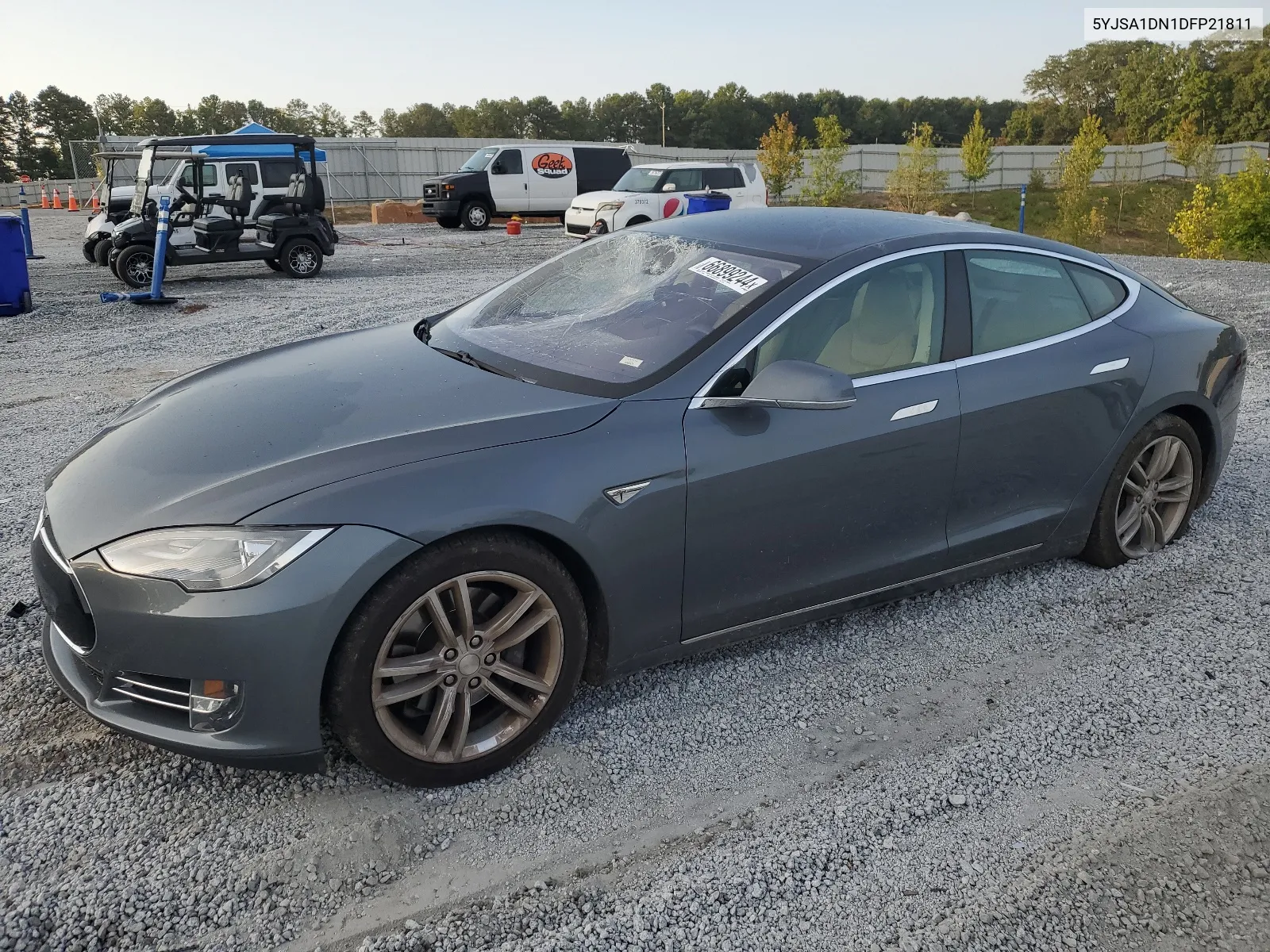 2013 Tesla Model S VIN: 5YJSA1DN1DFP21811 Lot: 66899244