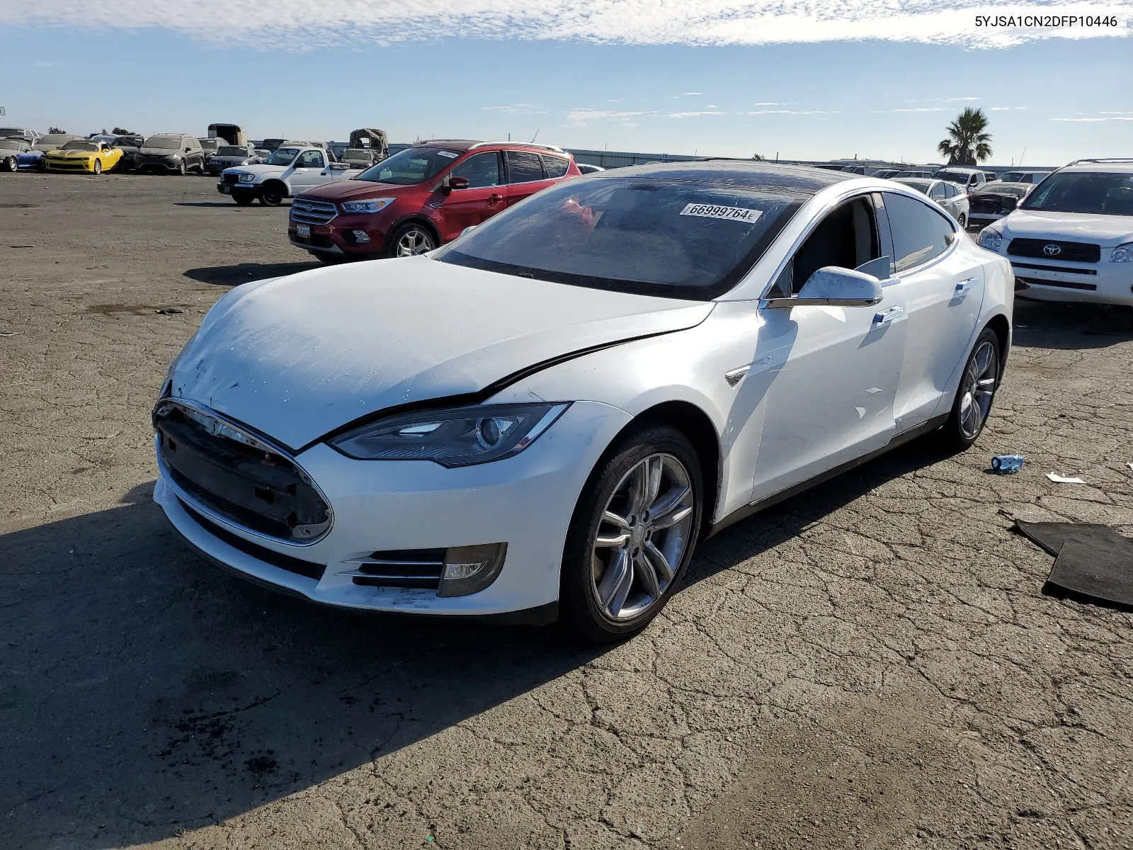 2013 Tesla Model S VIN: 5YJSA1CN2DFP10446 Lot: 66999764