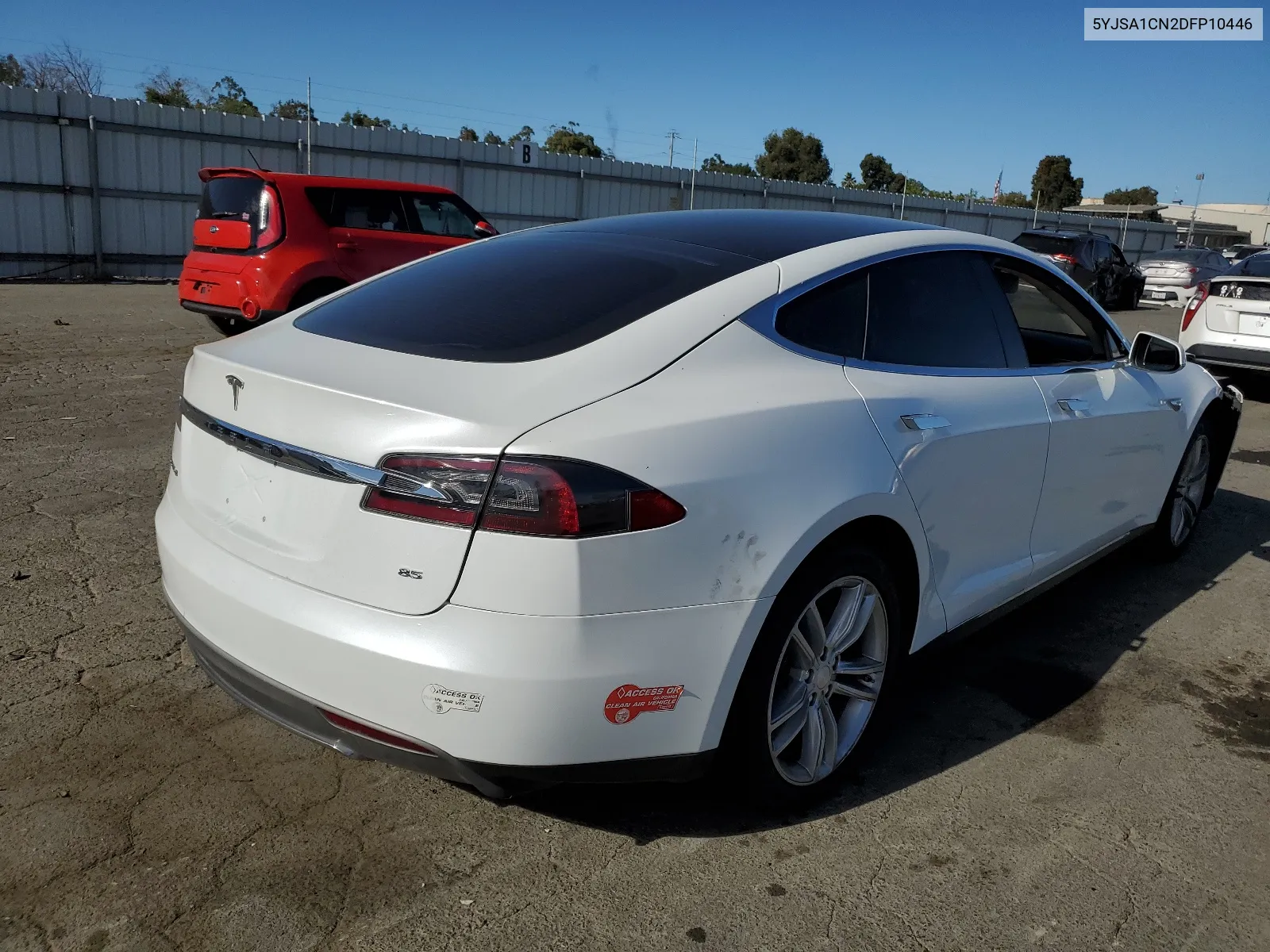 2013 Tesla Model S VIN: 5YJSA1CN2DFP10446 Lot: 66999764