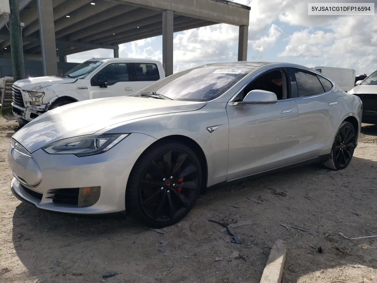 2013 Tesla Model S VIN: 5YJSA1CG1DFP16594 Lot: 69311364