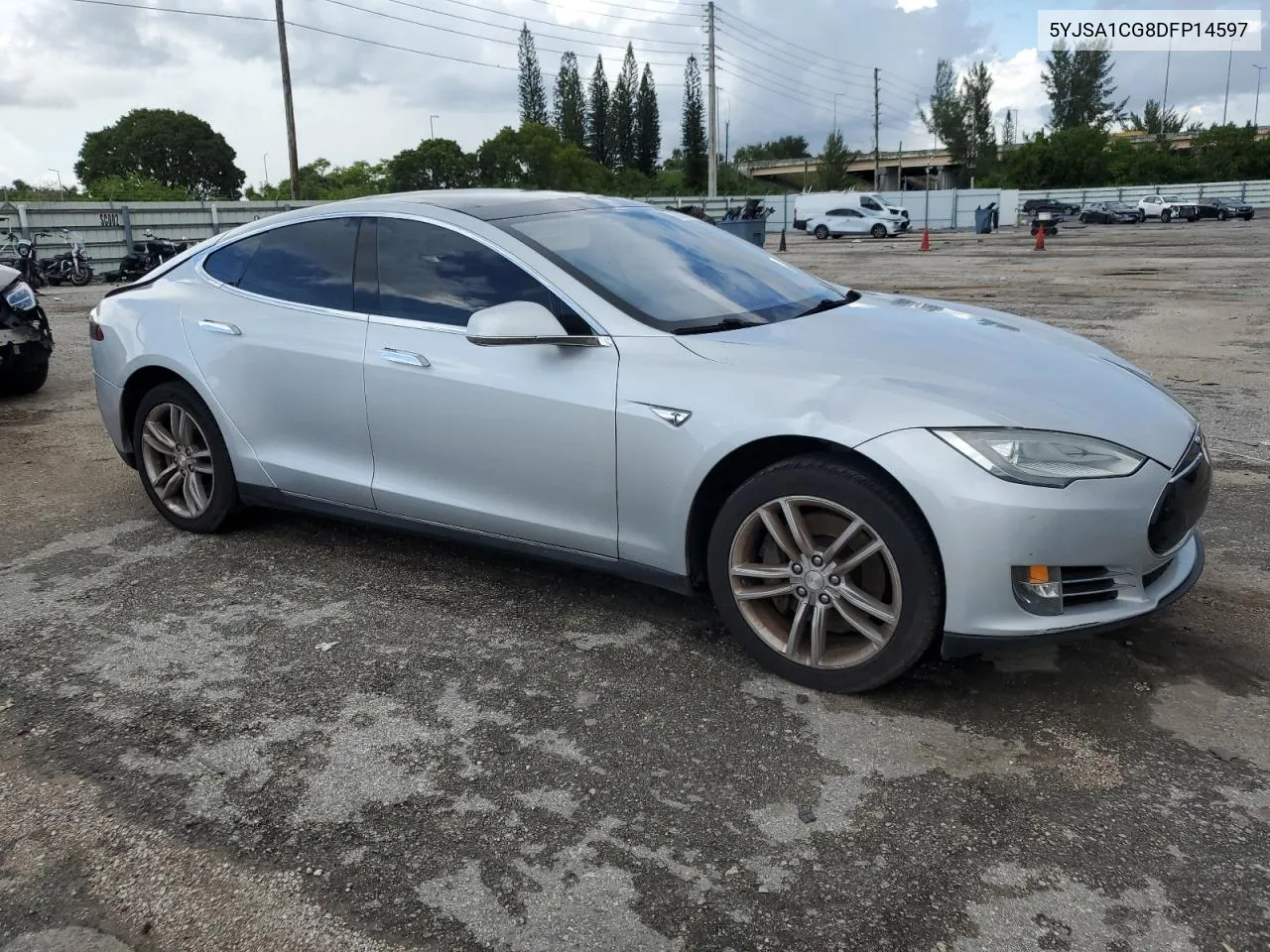 2013 Tesla Model S VIN: 5YJSA1CG8DFP14597 Lot: 70816464