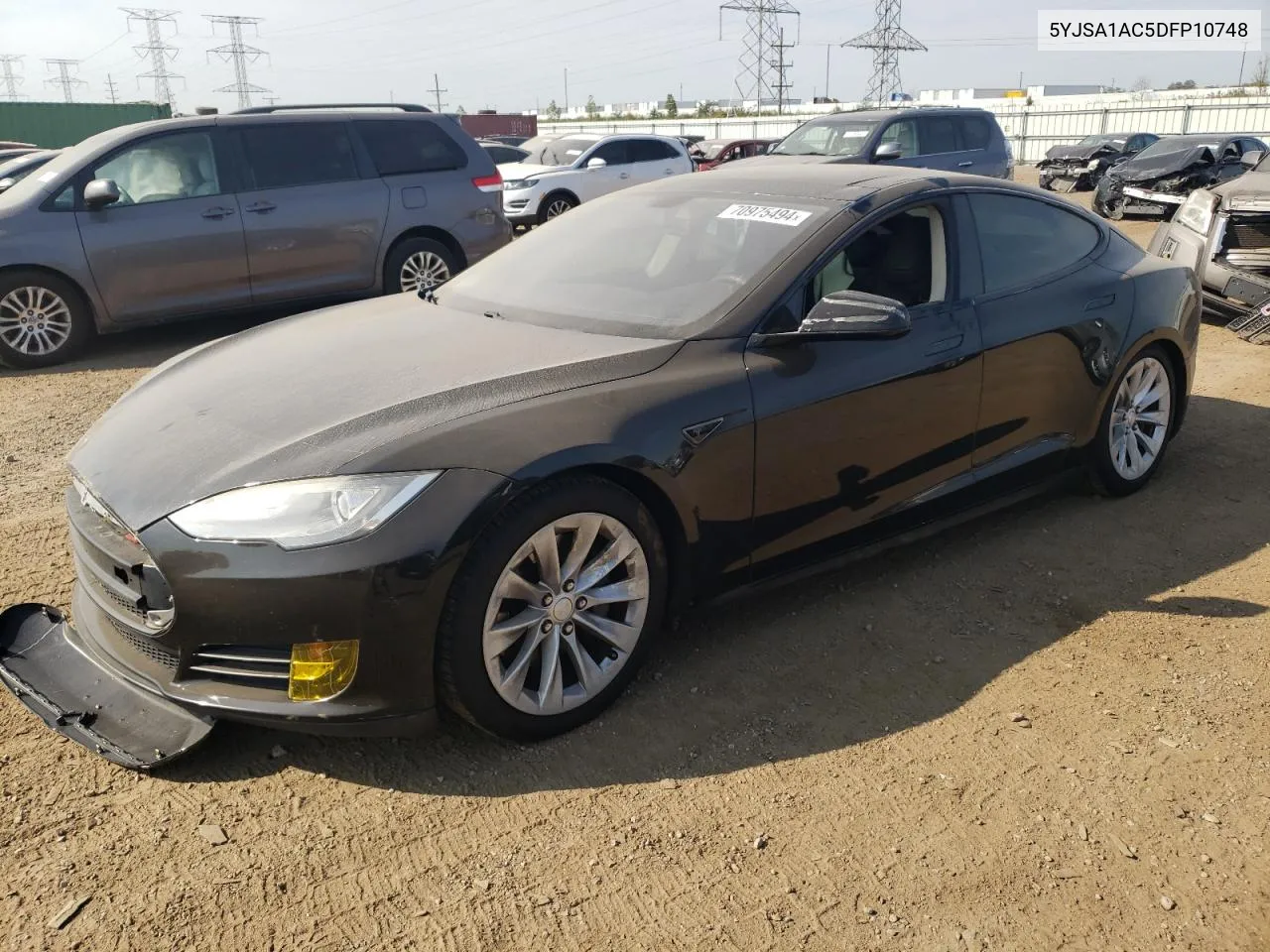 2013 Tesla Model S VIN: 5YJSA1AC5DFP10748 Lot: 70975494