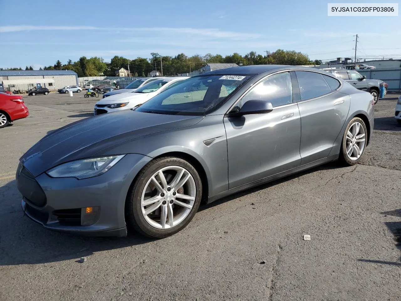 2013 Tesla Model S VIN: 5YJSA1CG2DFP03806 Lot: 71244274