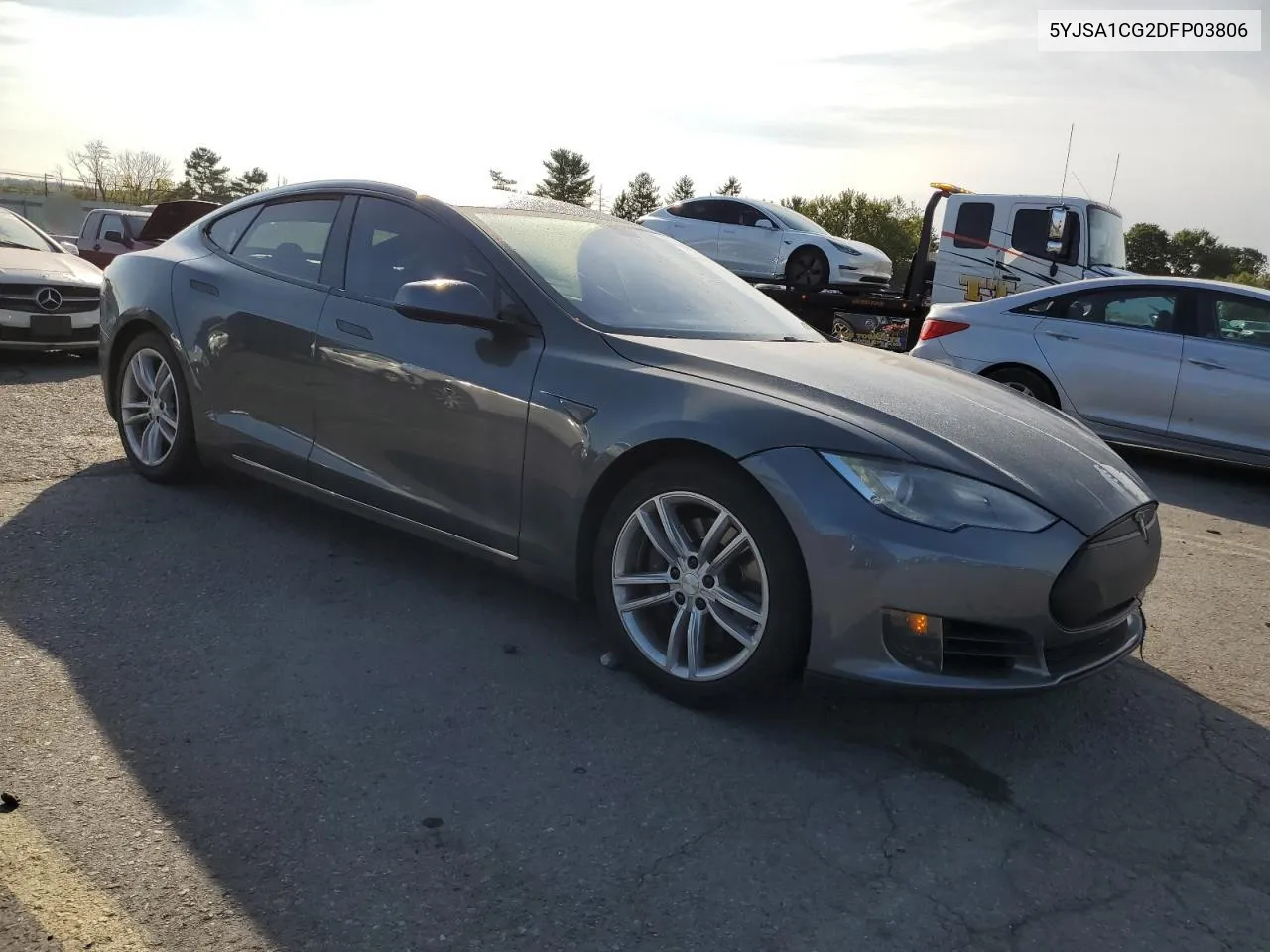 2013 Tesla Model S VIN: 5YJSA1CG2DFP03806 Lot: 71244274