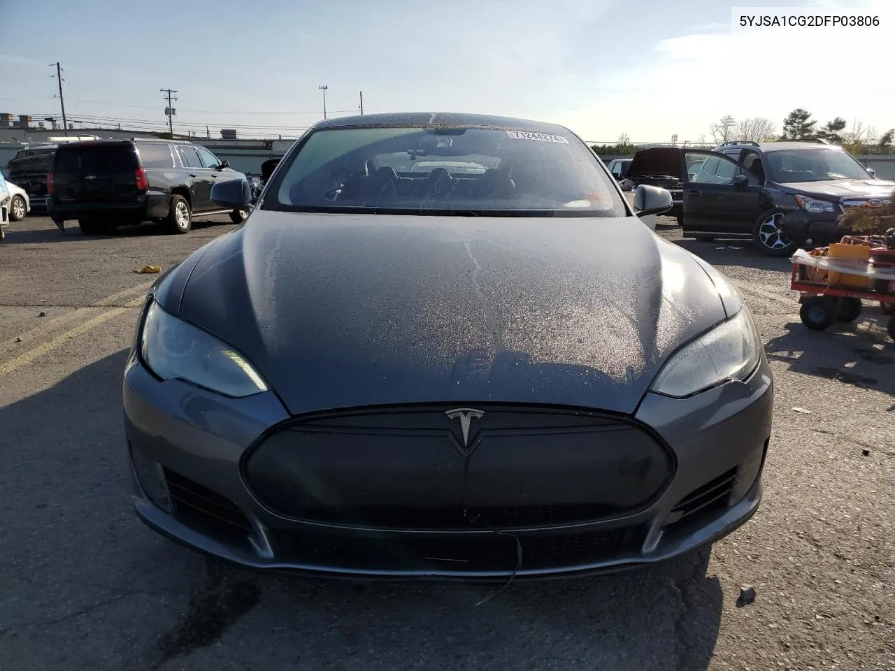 2013 Tesla Model S VIN: 5YJSA1CG2DFP03806 Lot: 71244274