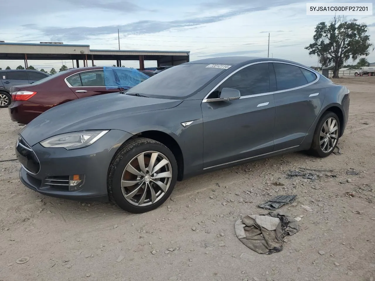 2013 Tesla Model S VIN: 5YJSA1CG0DFP27201 Lot: 72012114