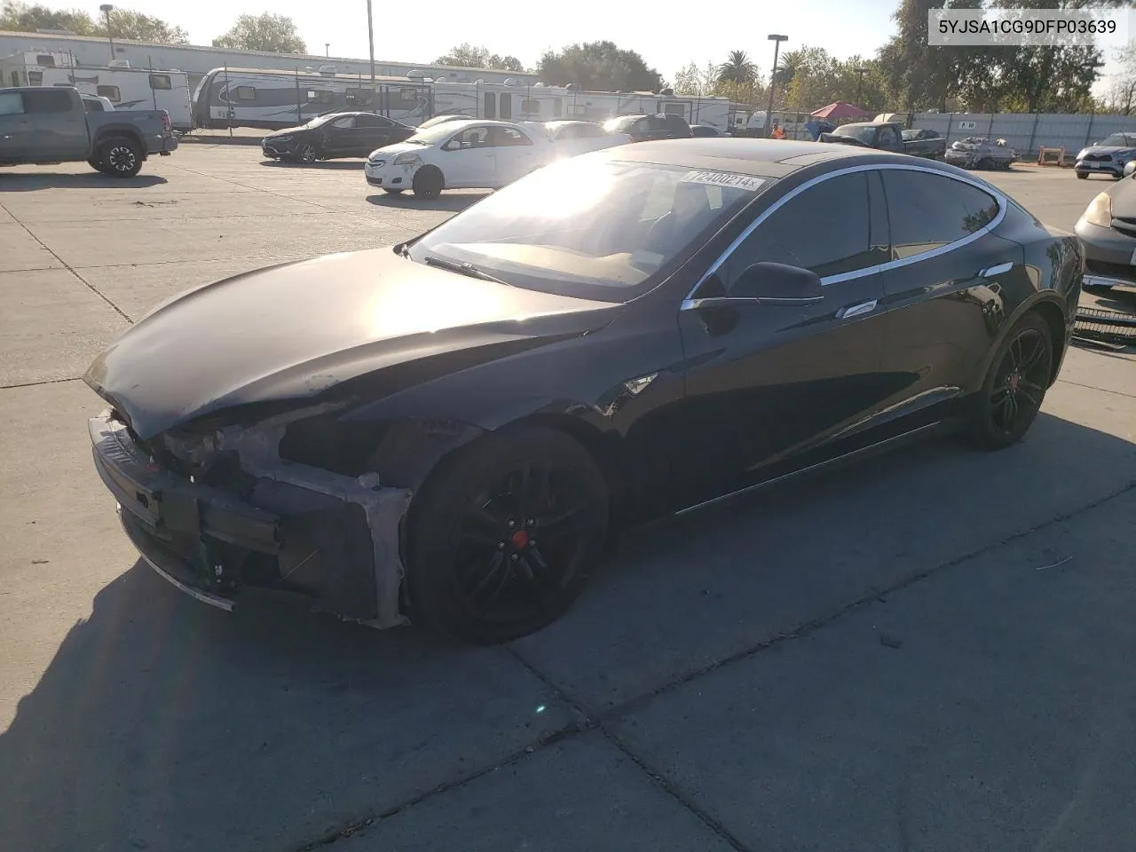 2013 Tesla Model S VIN: 5YJSA1CG9DFP03639 Lot: 72400214