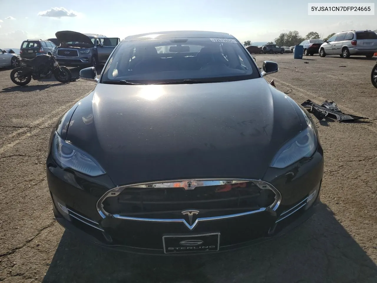 2013 Tesla Model S VIN: 5YJSA1CN7DFP24665 Lot: 72679604