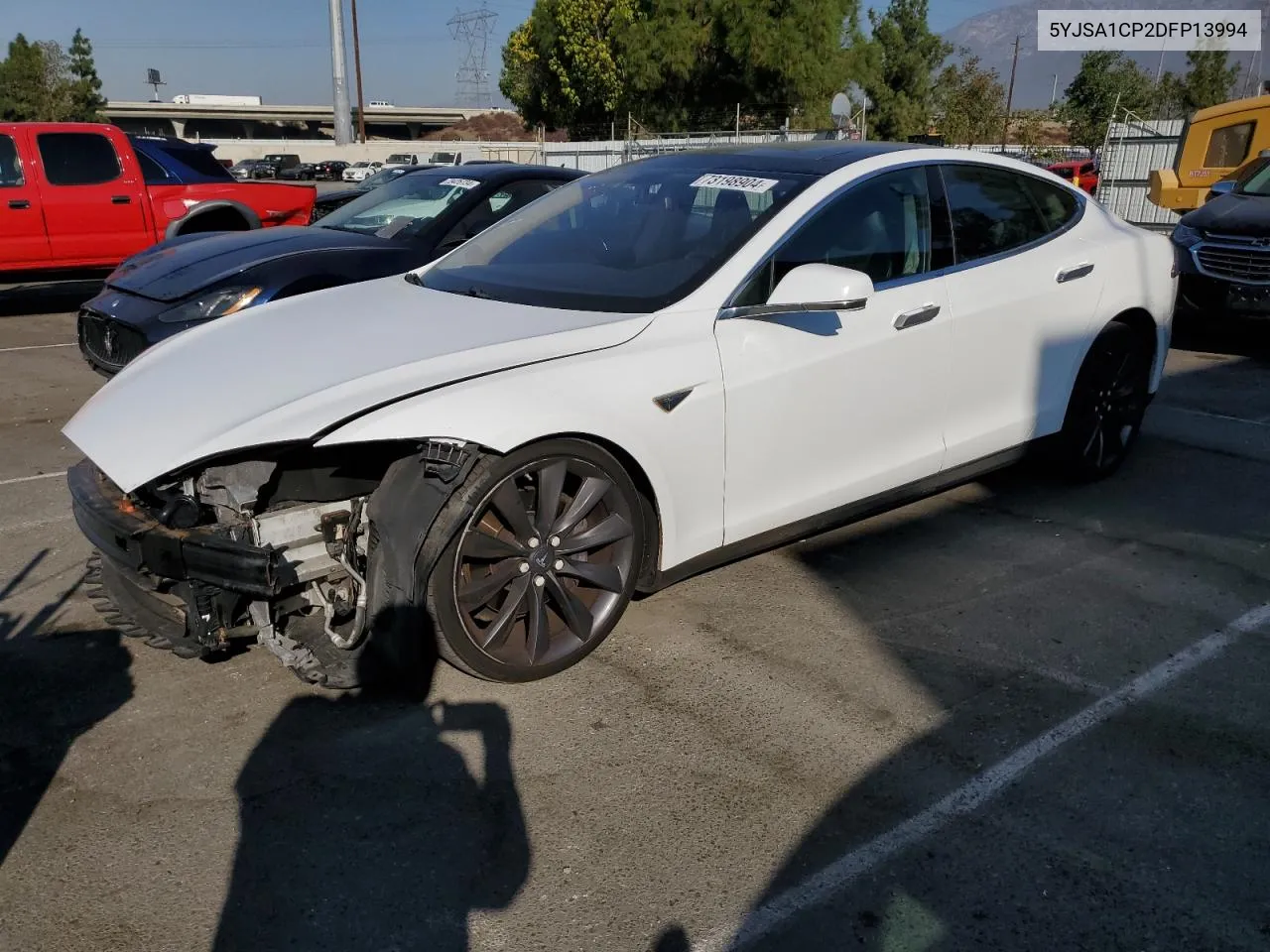 2013 Tesla Model S VIN: 5YJSA1CP2DFP13994 Lot: 73198904