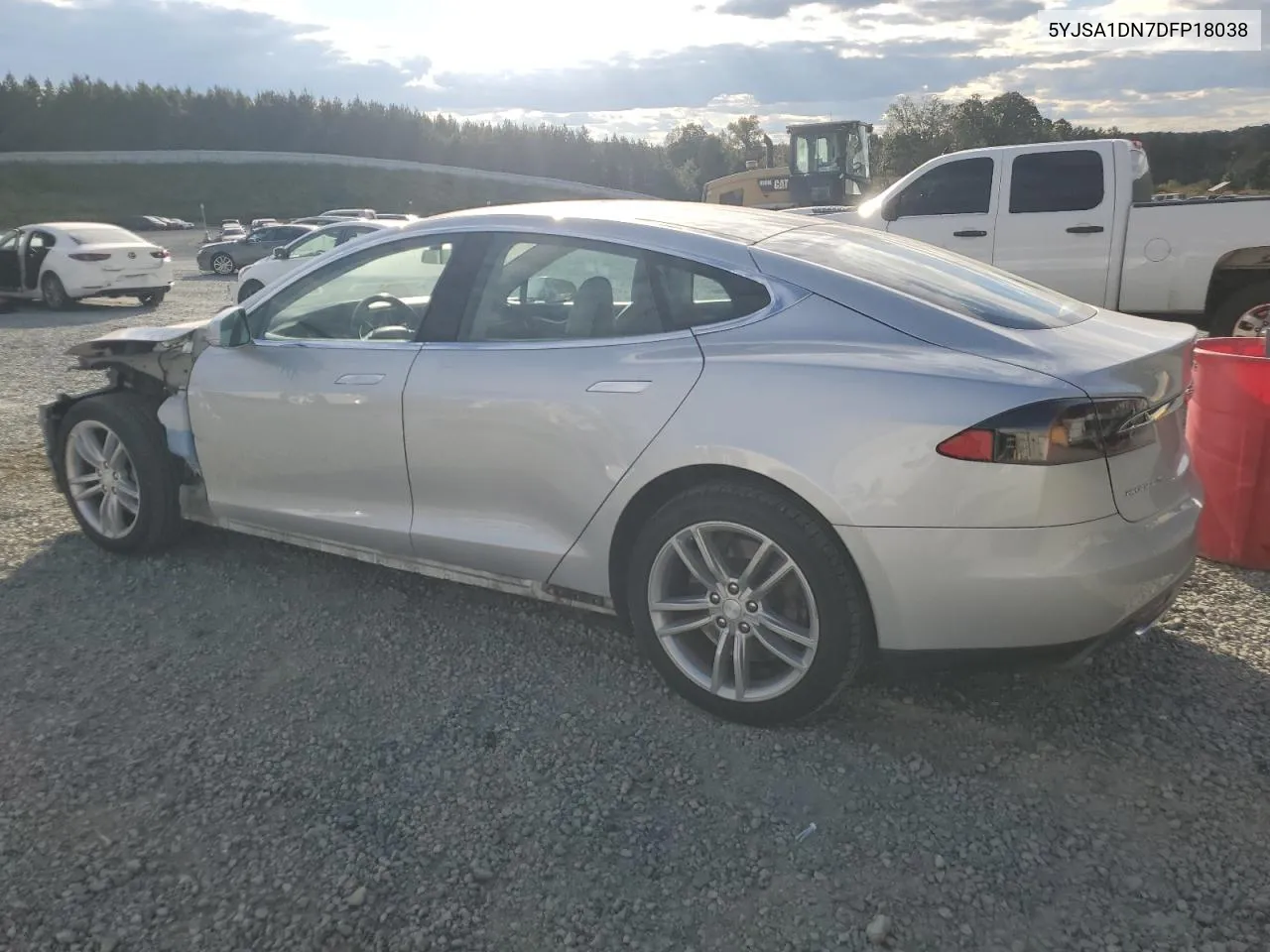 2013 Tesla Model S VIN: 5YJSA1DN7DFP18038 Lot: 73801954