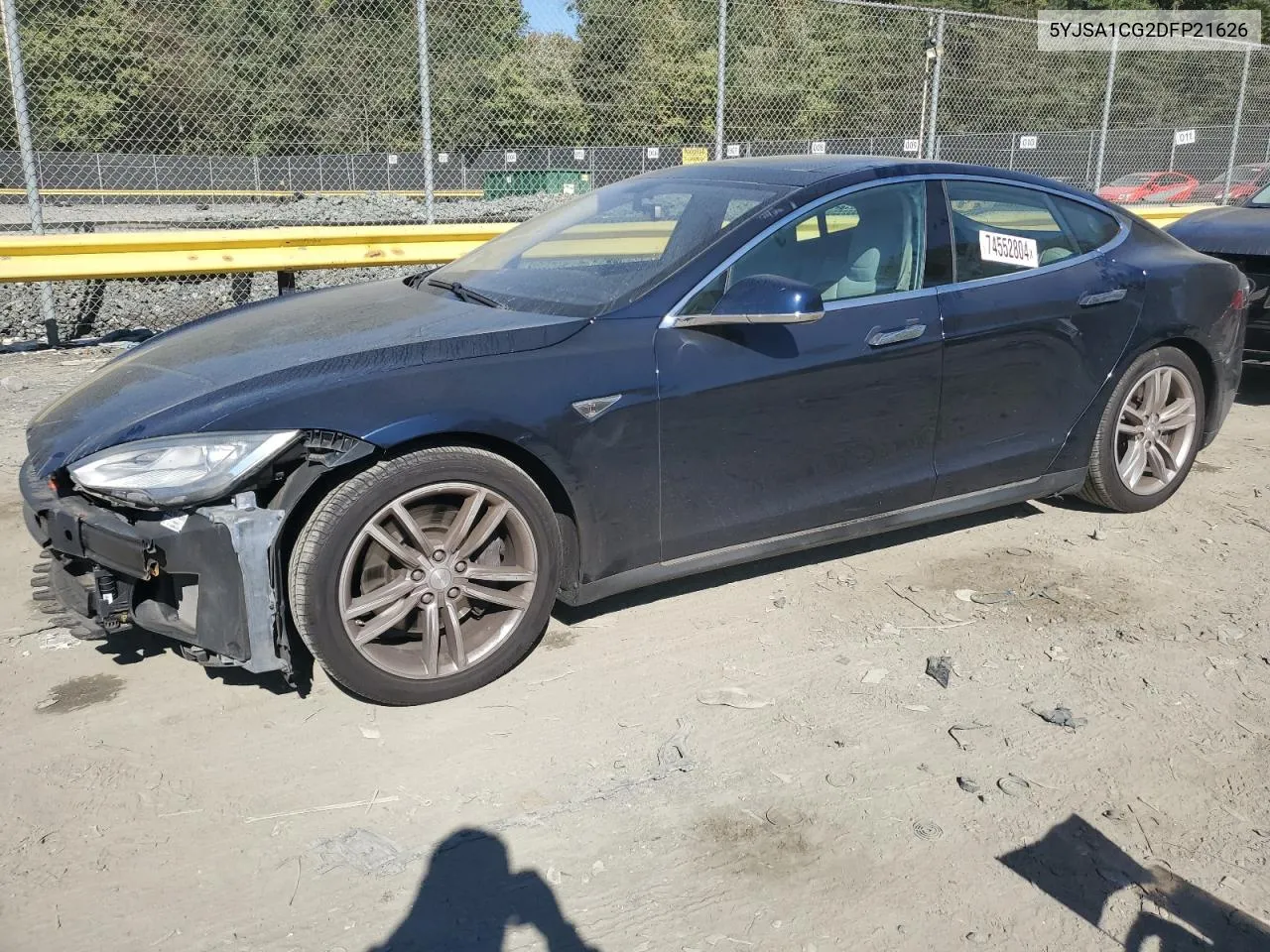 2013 Tesla Model S VIN: 5YJSA1CG2DFP21626 Lot: 74552804