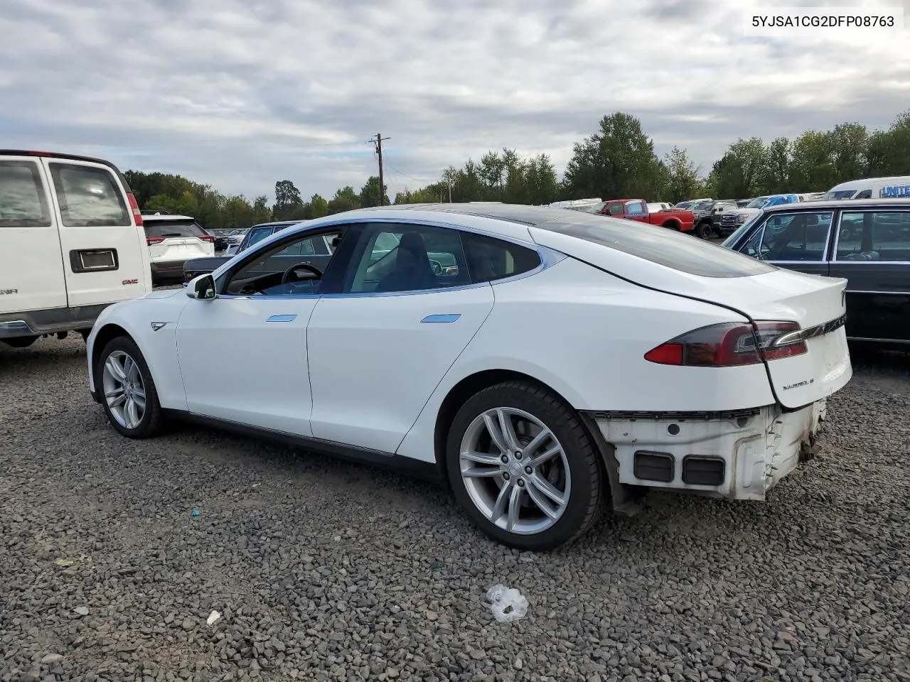 2013 Tesla Model S VIN: 5YJSA1CG2DFP08763 Lot: 74799674