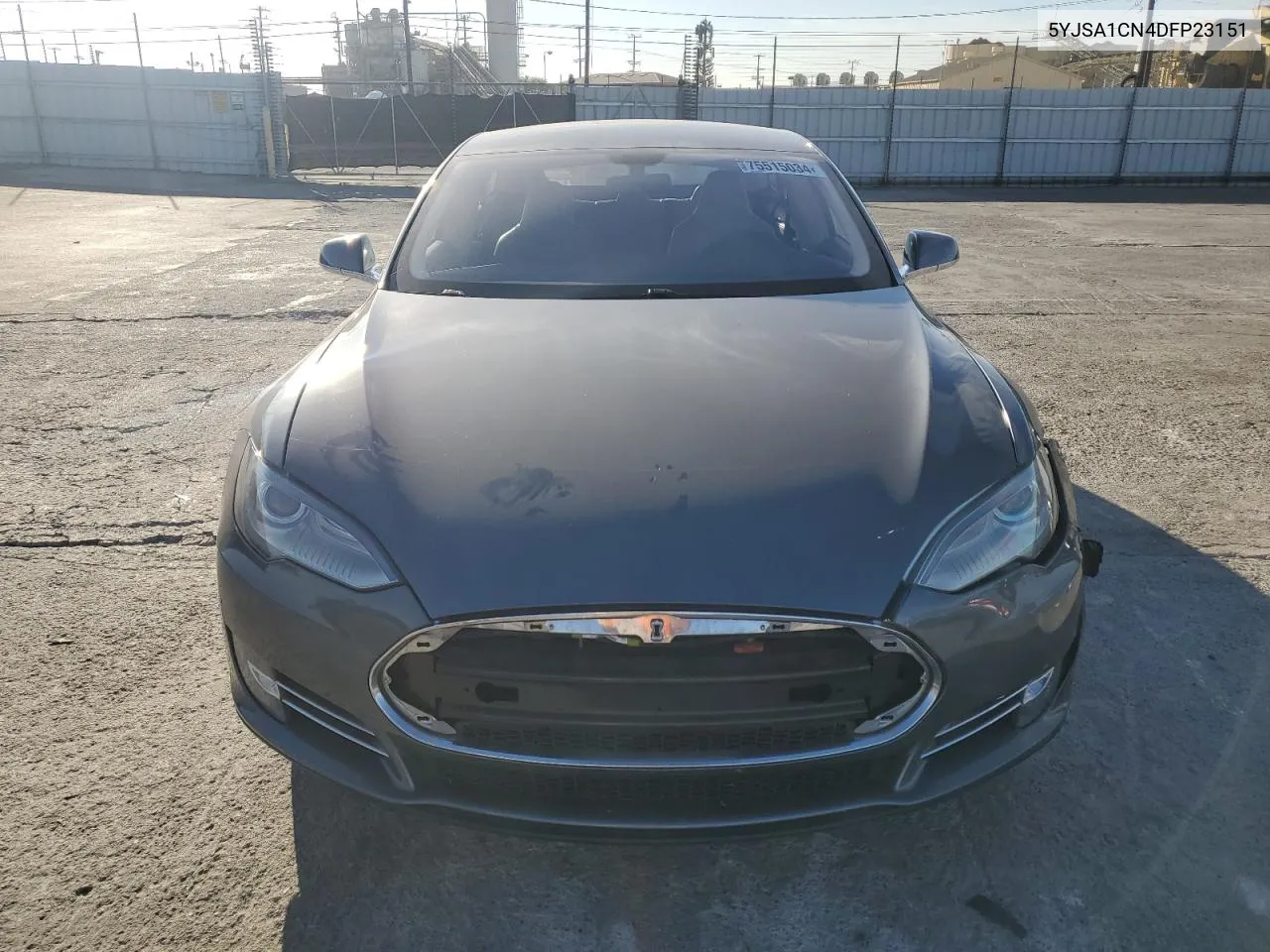 2013 Tesla Model S VIN: 5YJSA1CN4DFP23151 Lot: 75515034