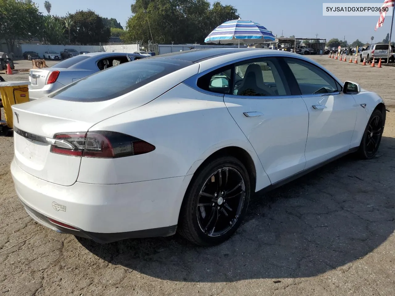 2013 Tesla Model S VIN: 5YJSA1DGXDFP03650 Lot: 75519974