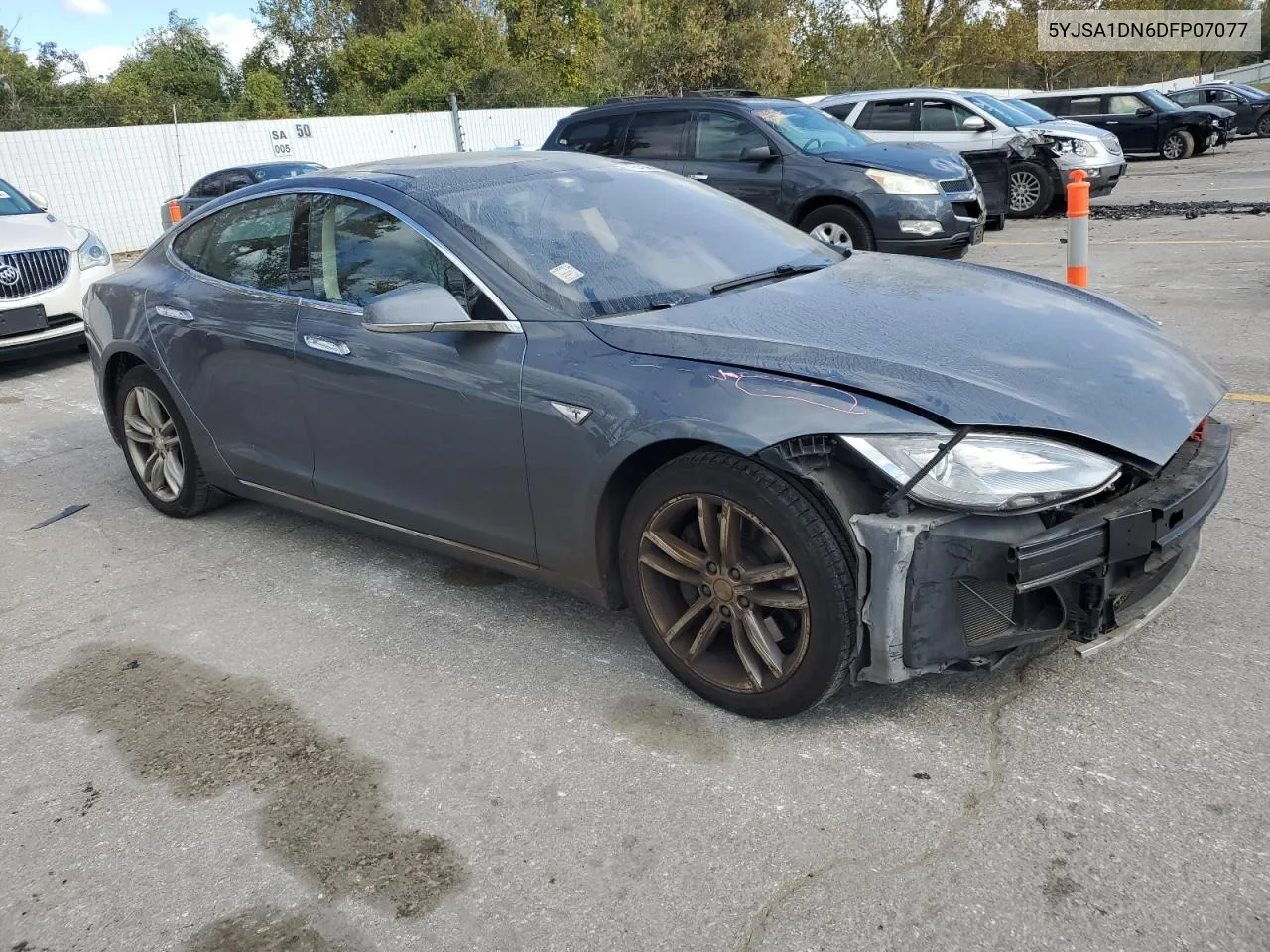 2013 Tesla Model S VIN: 5YJSA1DN6DFP07077 Lot: 76242384