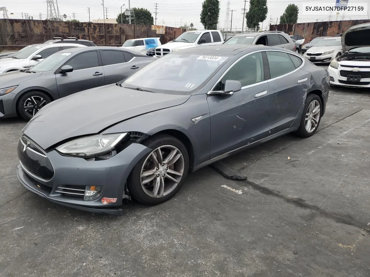 2013 Tesla Model S VIN: 5YJSA1CN7DFP27159 Lot: 76513034