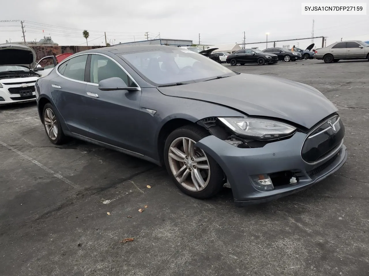 2013 Tesla Model S VIN: 5YJSA1CN7DFP27159 Lot: 76513034