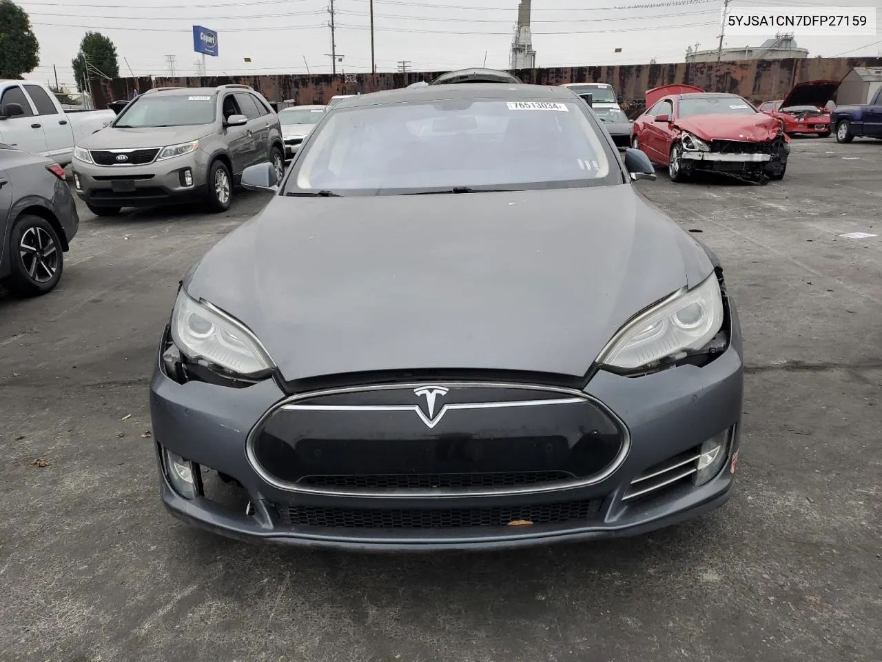 2013 Tesla Model S VIN: 5YJSA1CN7DFP27159 Lot: 76513034