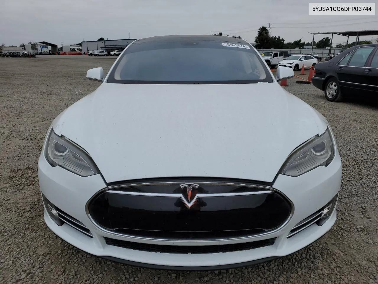 2013 Tesla Model S VIN: 5YJSA1CG6DFP03744 Lot: 76659574