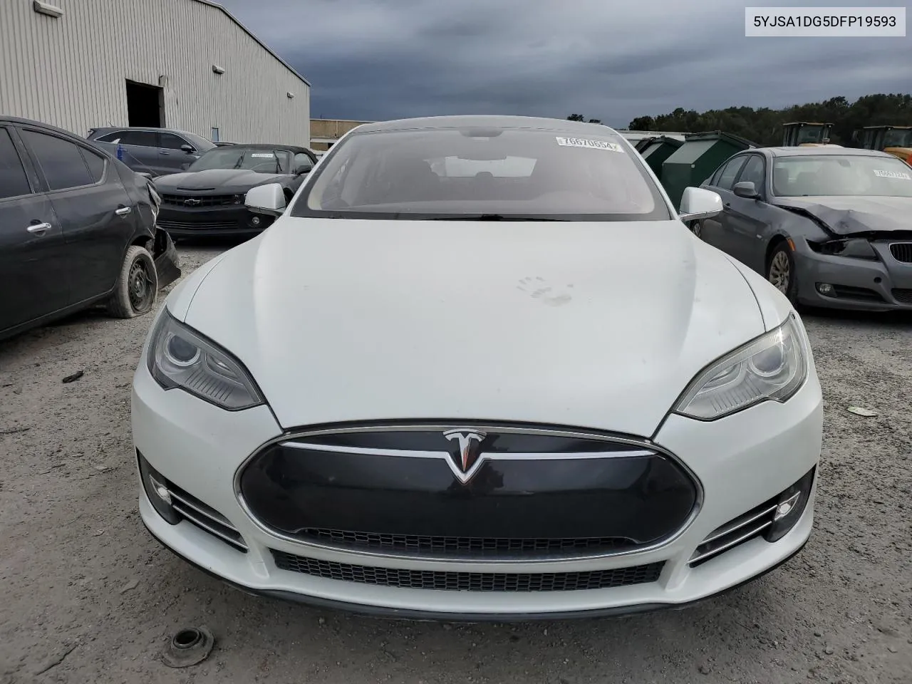 2013 Tesla Model S VIN: 5YJSA1DG5DFP19593 Lot: 76670654