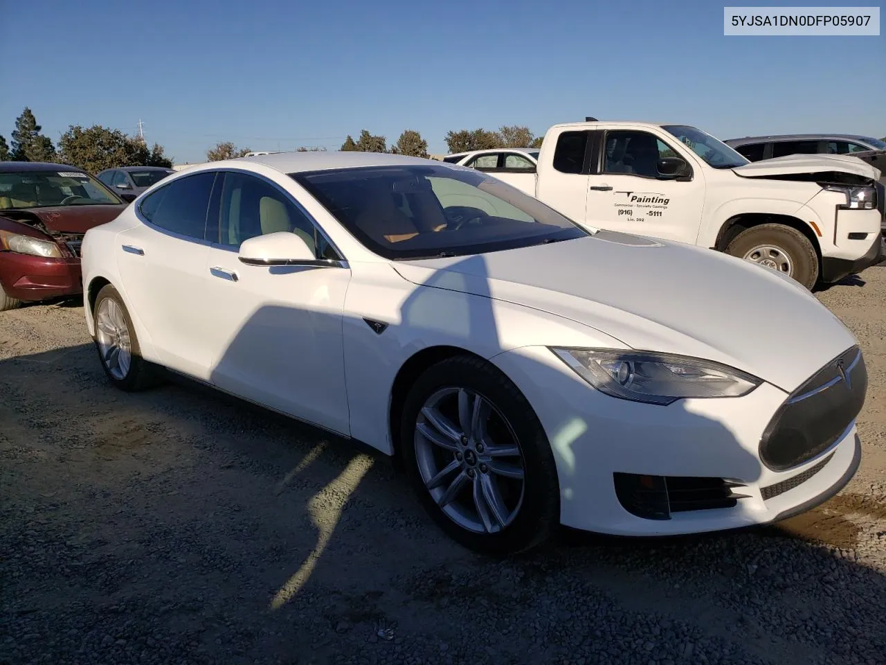 2013 Tesla Model S VIN: 5YJSA1DN0DFP05907 Lot: 76792474